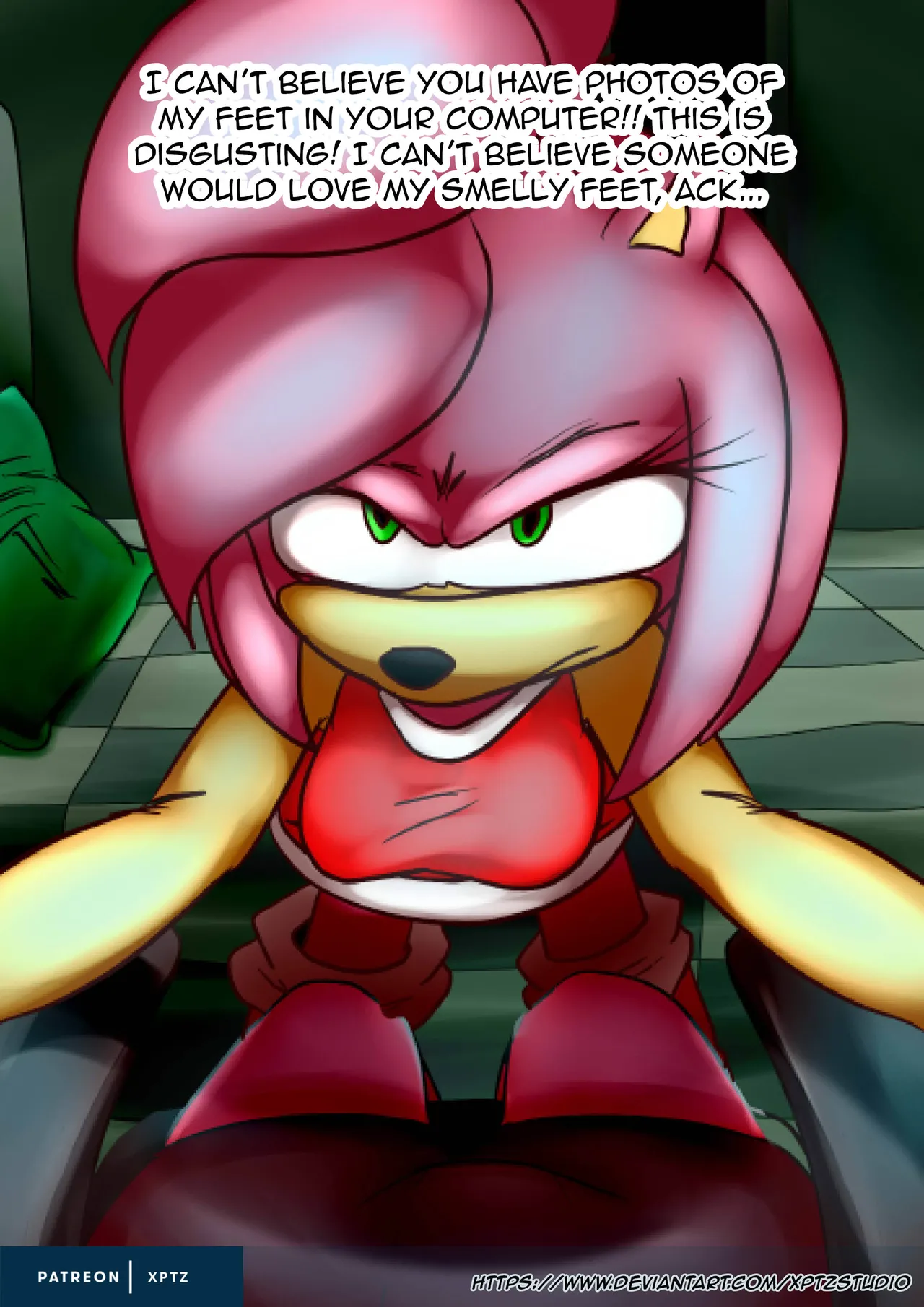 Amy Rose JOI Comic page 4 full