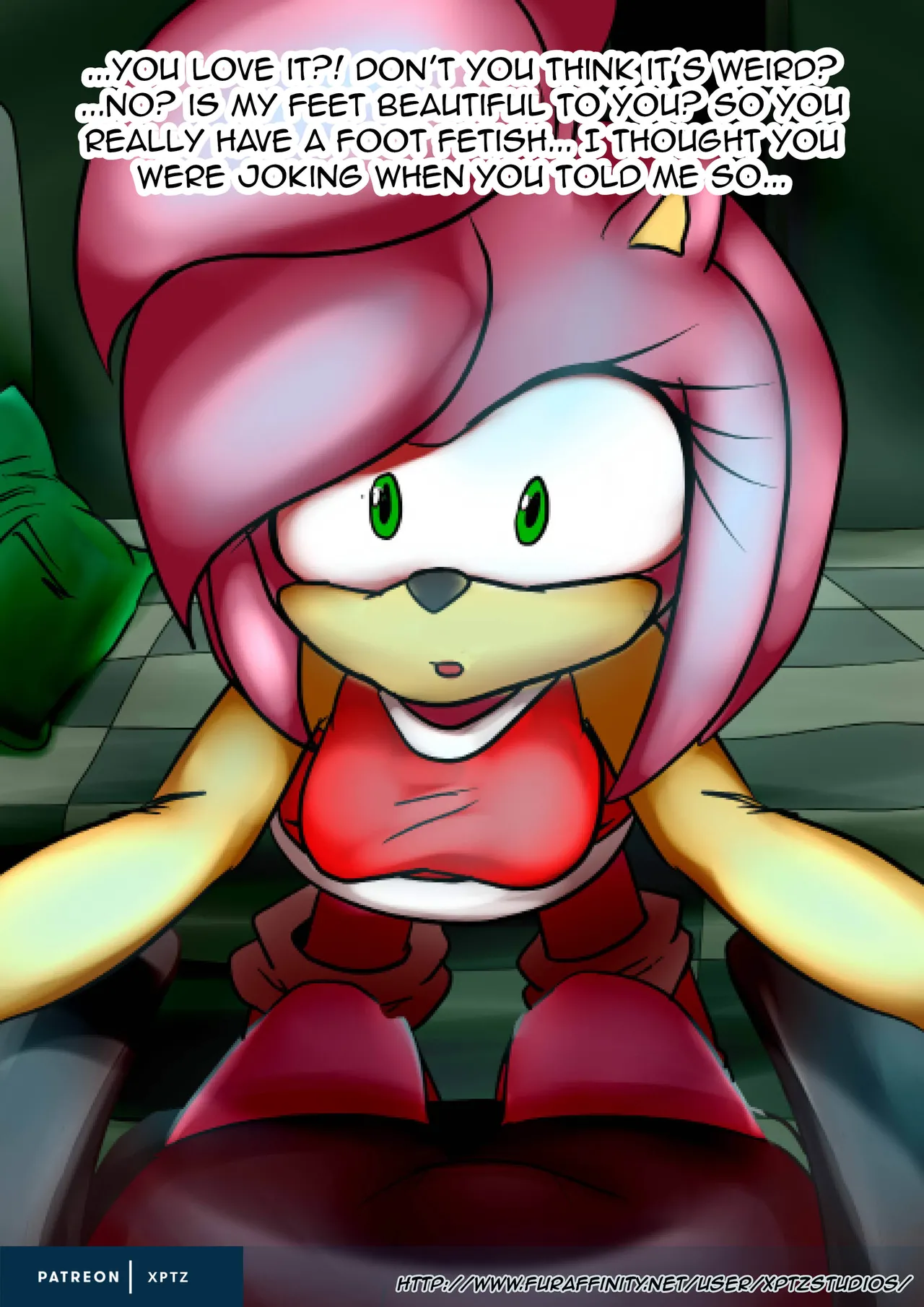 Amy Rose JOI Comic page 5 full