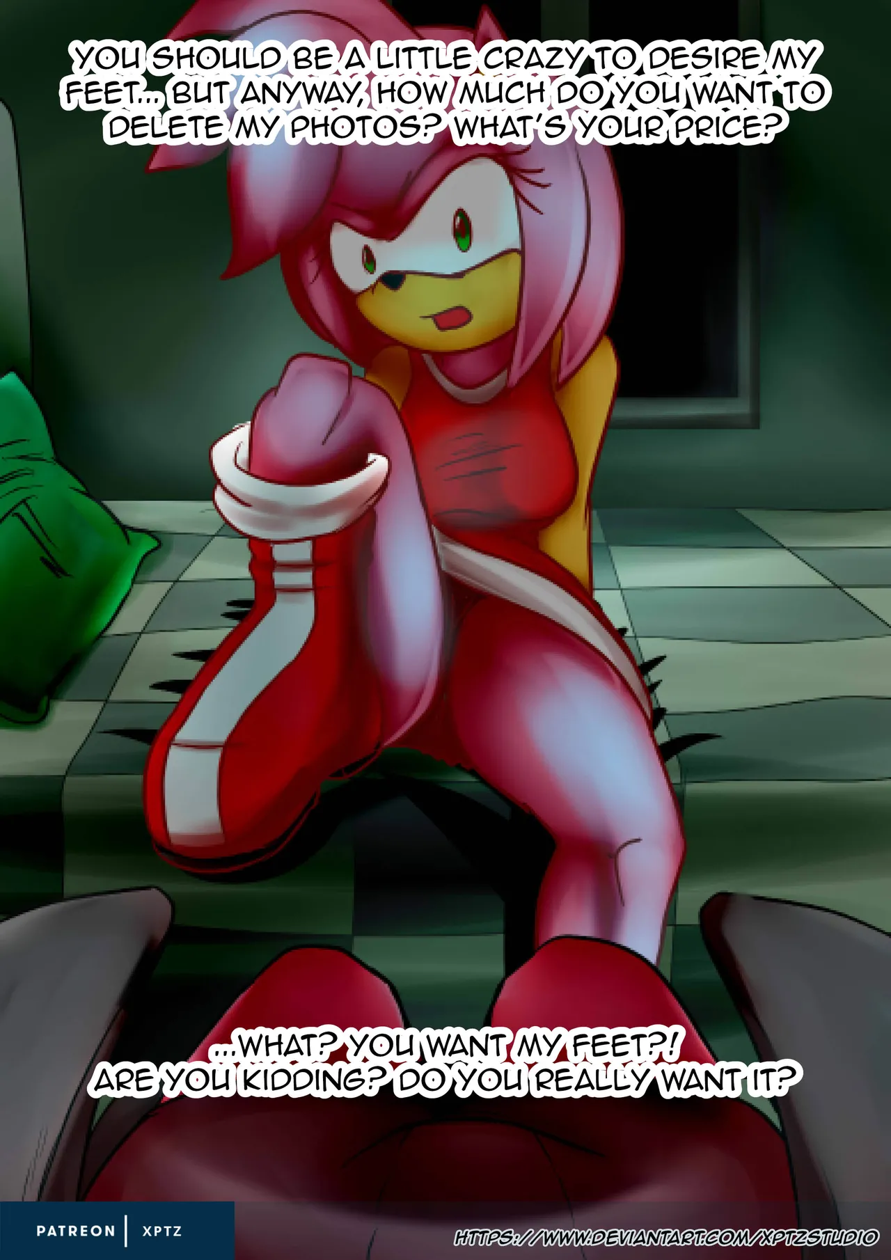 Amy Rose JOI Comic page 6 full