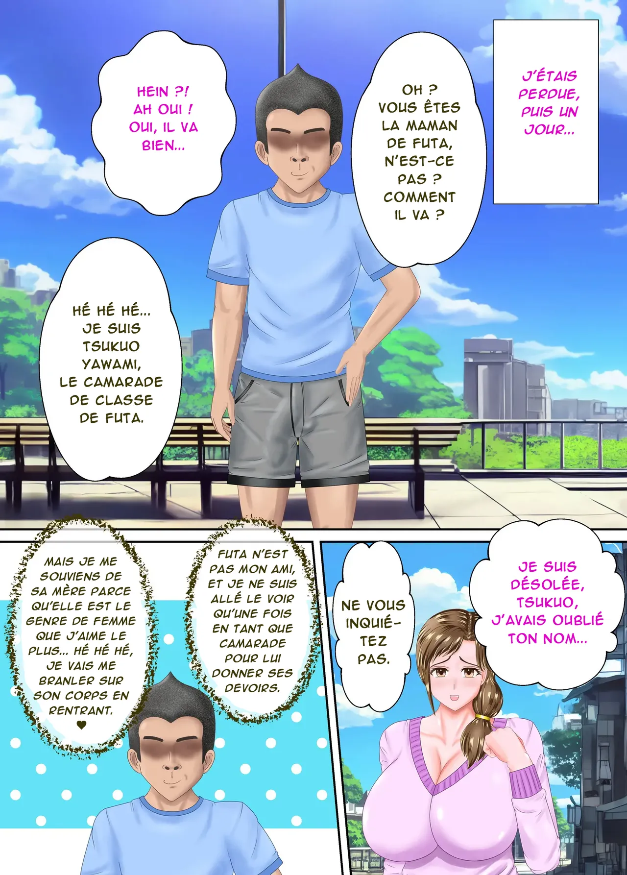 Sanae, une mère mature, soignée et ordonnée, est séduite par l'ami de son fils "Partie 1" page 8 full