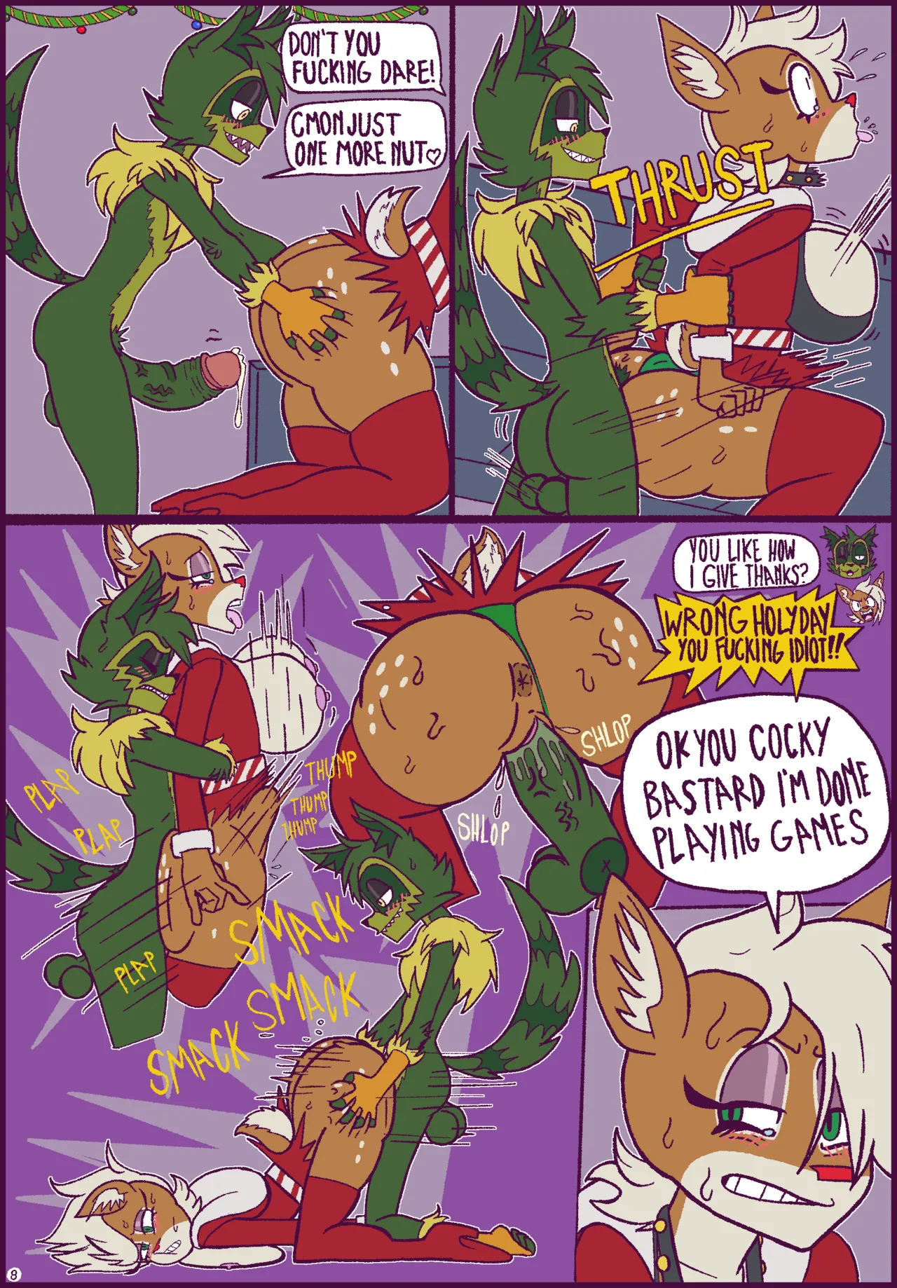 How Fuccoon Fucked Lady Christmas page 10 full