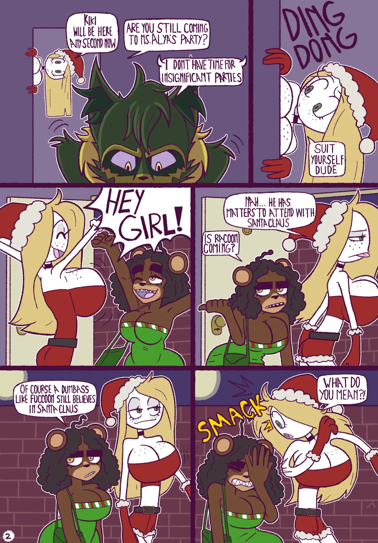 How Fuccoon Fucked Lady Christmas page 4 full