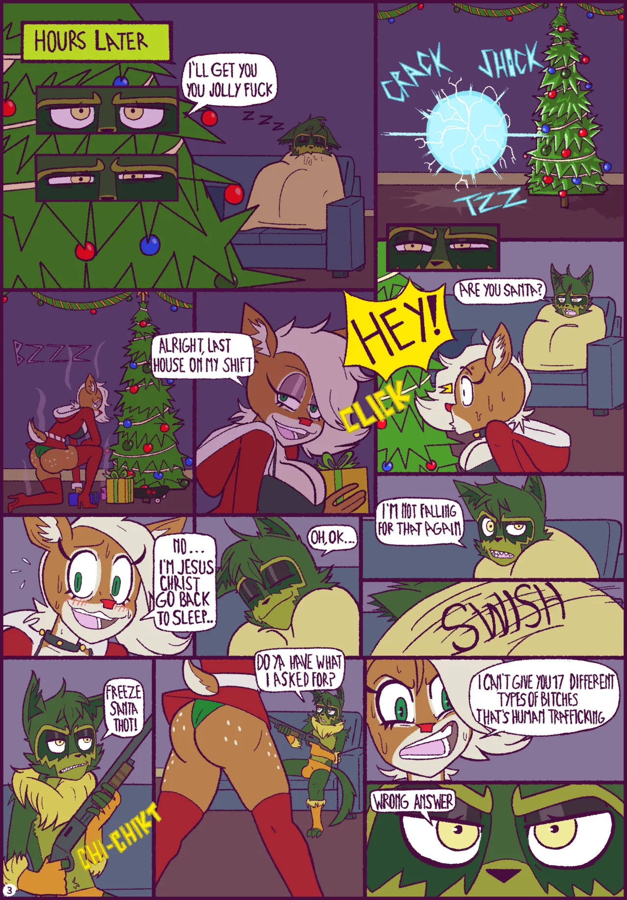 How Fuccoon Fucked Lady Christmas page 5 full