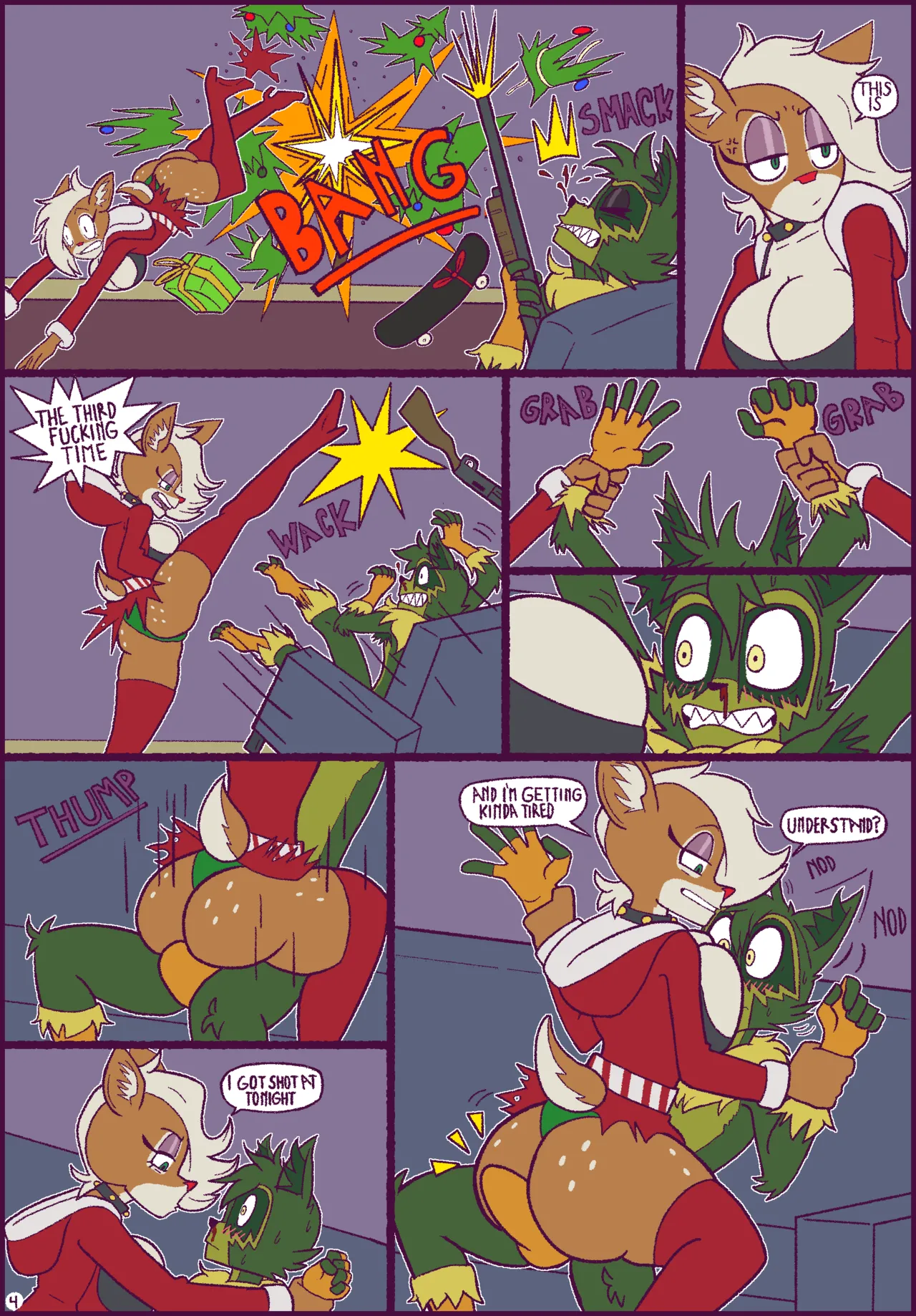 How Fuccoon Fucked Lady Christmas page 6 full