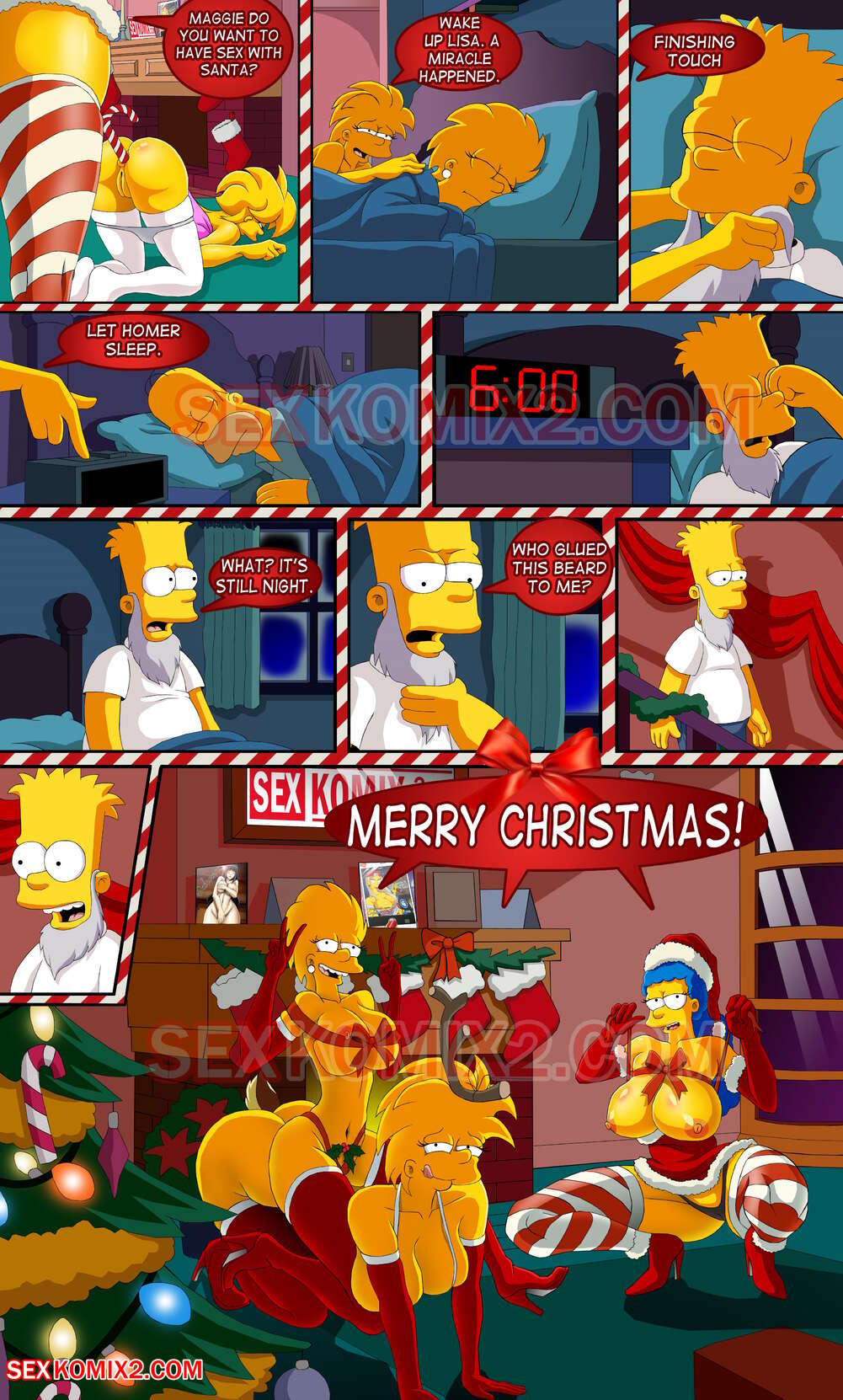 The Simpsons. Christmas Miracle. by sexkomix2.com page 4 full