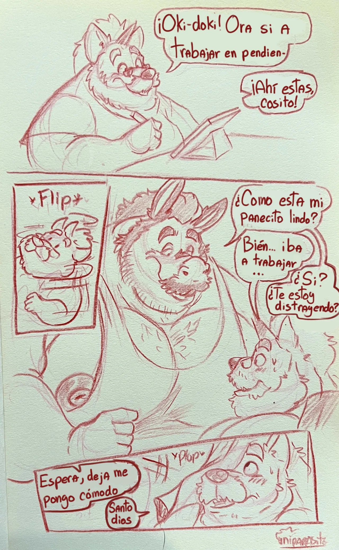 Uni is distracted page 1 full