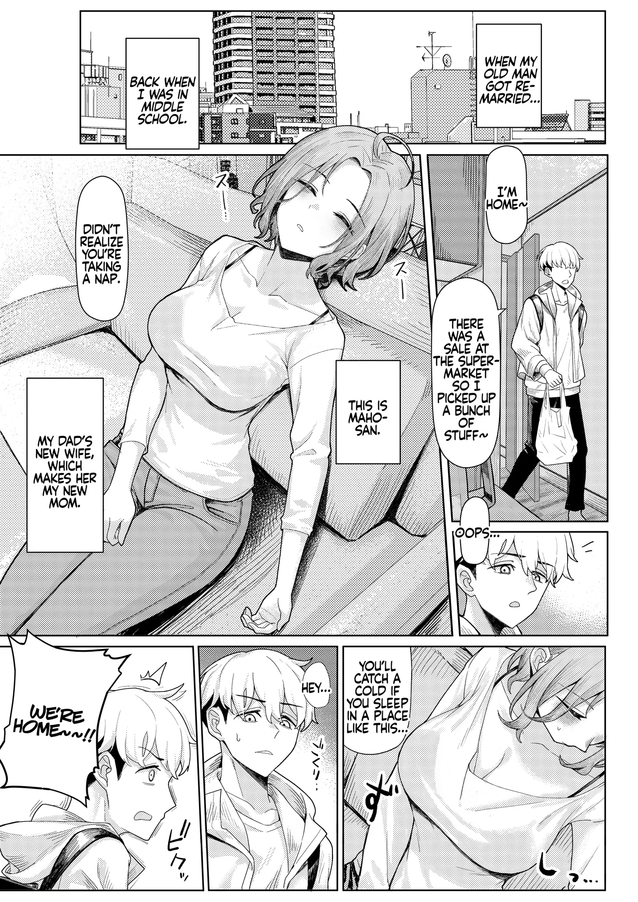 Chichi no Saikon de Doukyo suru Koto ni Natta Gibo no Gijou Shimai to Kawarugawaru Sex shite shimatta Hon | Living with My Stepmom and Stepsisters After Dad's Remarriage and Having Sex with Them All page 2 full