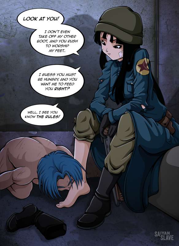 Saiyan Slave Feet Only + Comics page 6 full