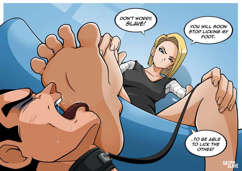 Saiyan Slave Feet Only + Comics page 9 full