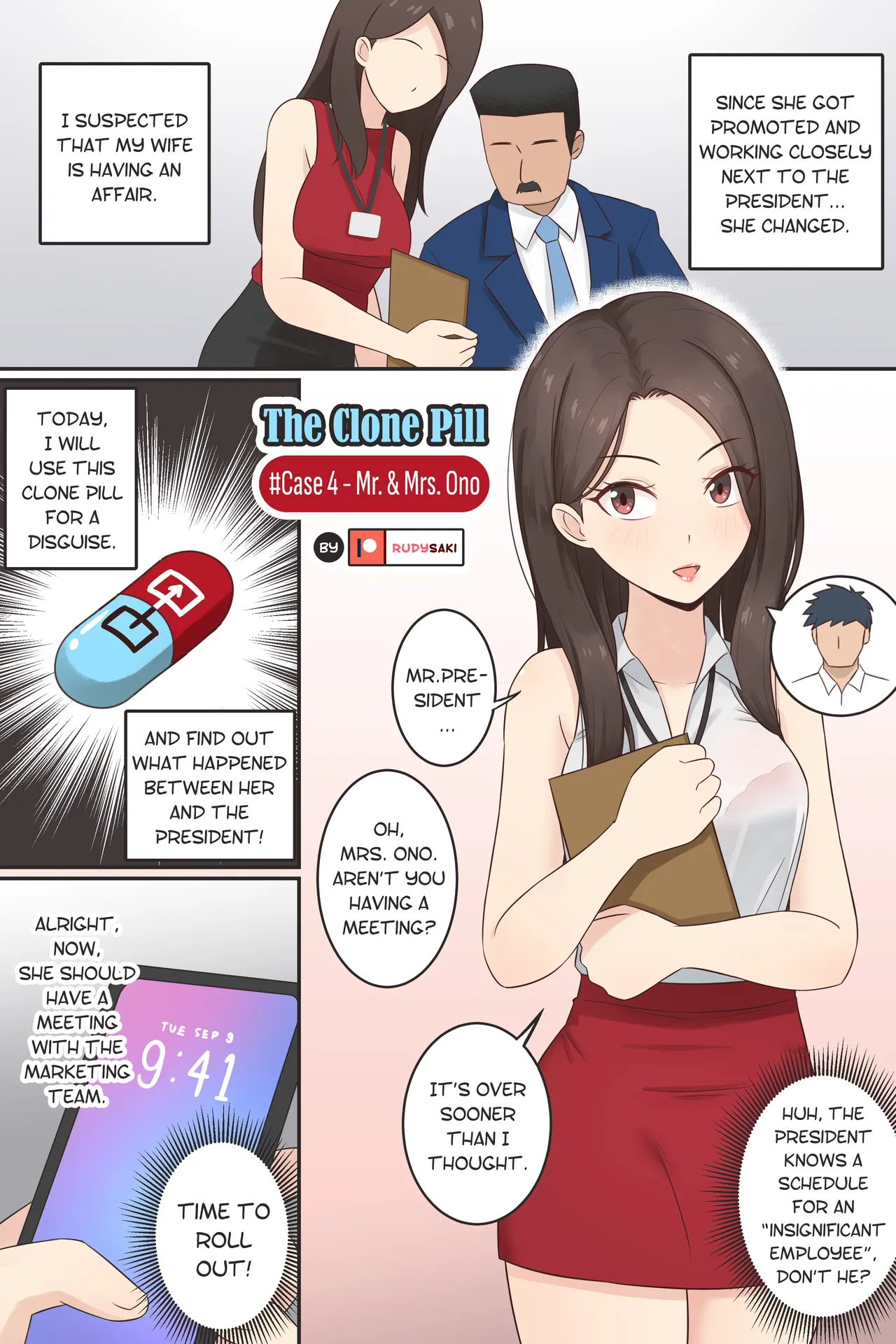 The Clone Pill: #Case 4 - Mr. &amp; Mrs. Ono page 1 full