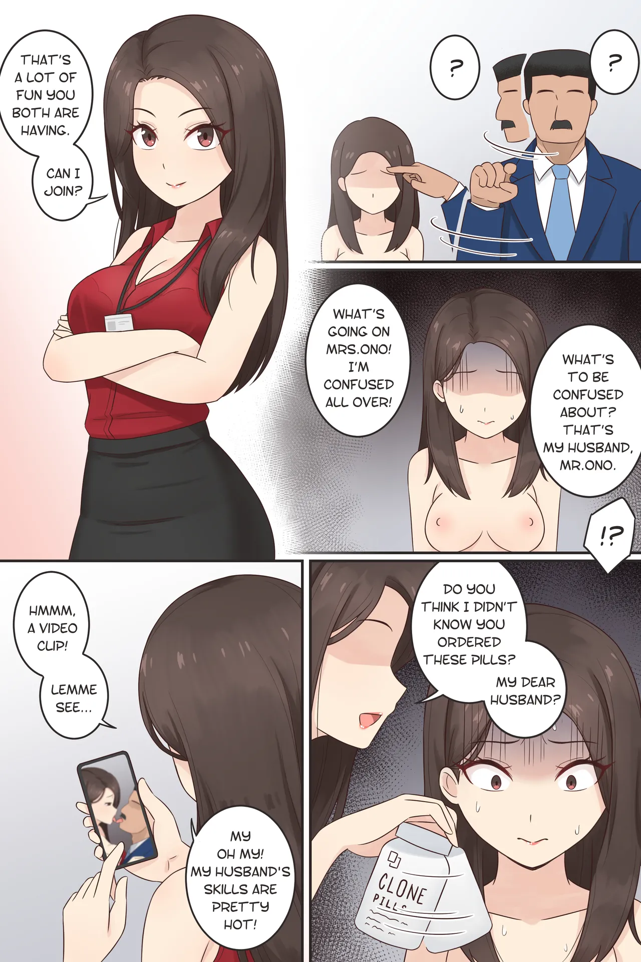 The Clone Pill: #Case 4 - Mr. &amp; Mrs. Ono page 4 full