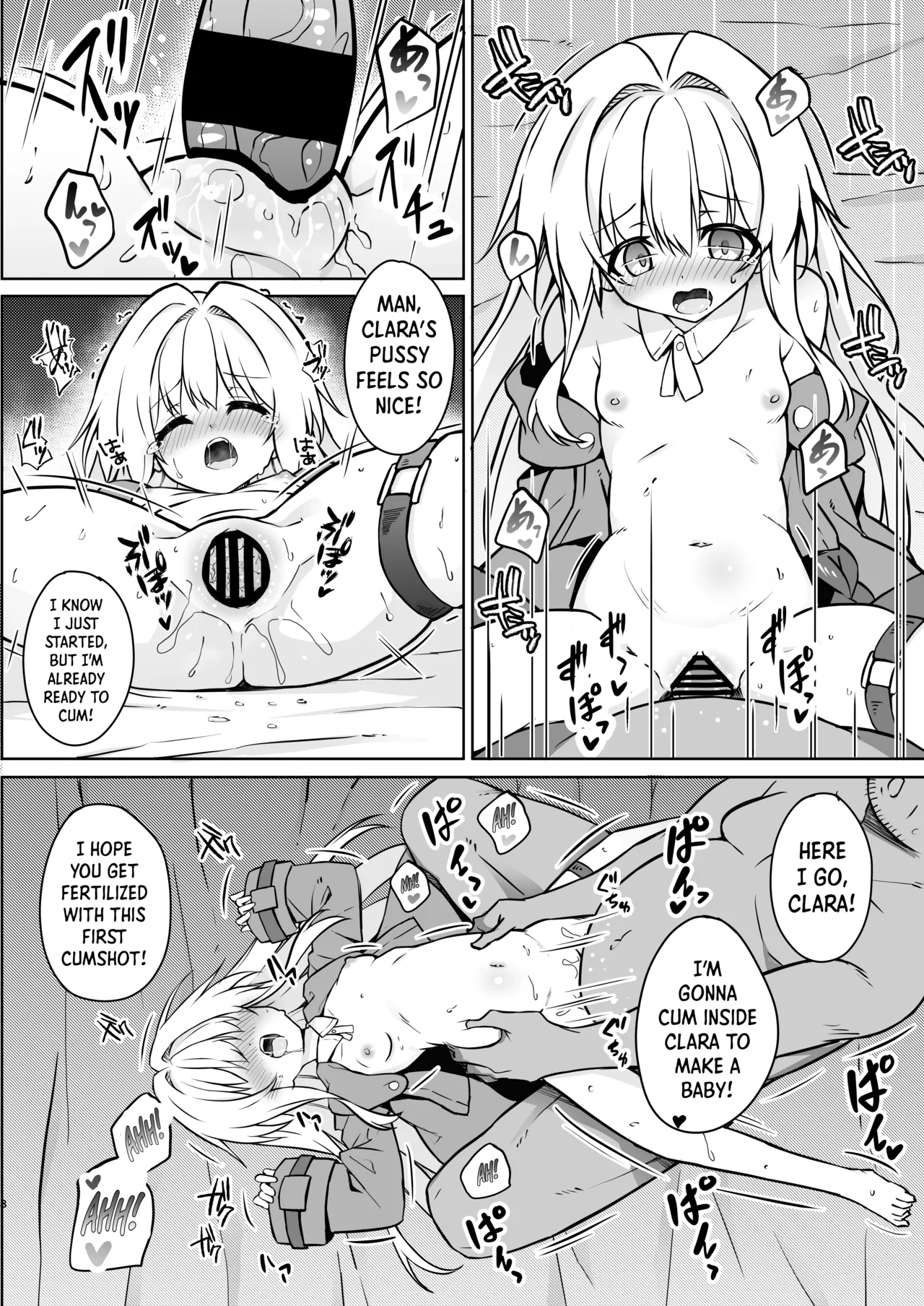 Clara o Saimin Shite Hanshoku no Unmei o Ayumitai | Hypnotizing Clara to Breed for Life page 7 full