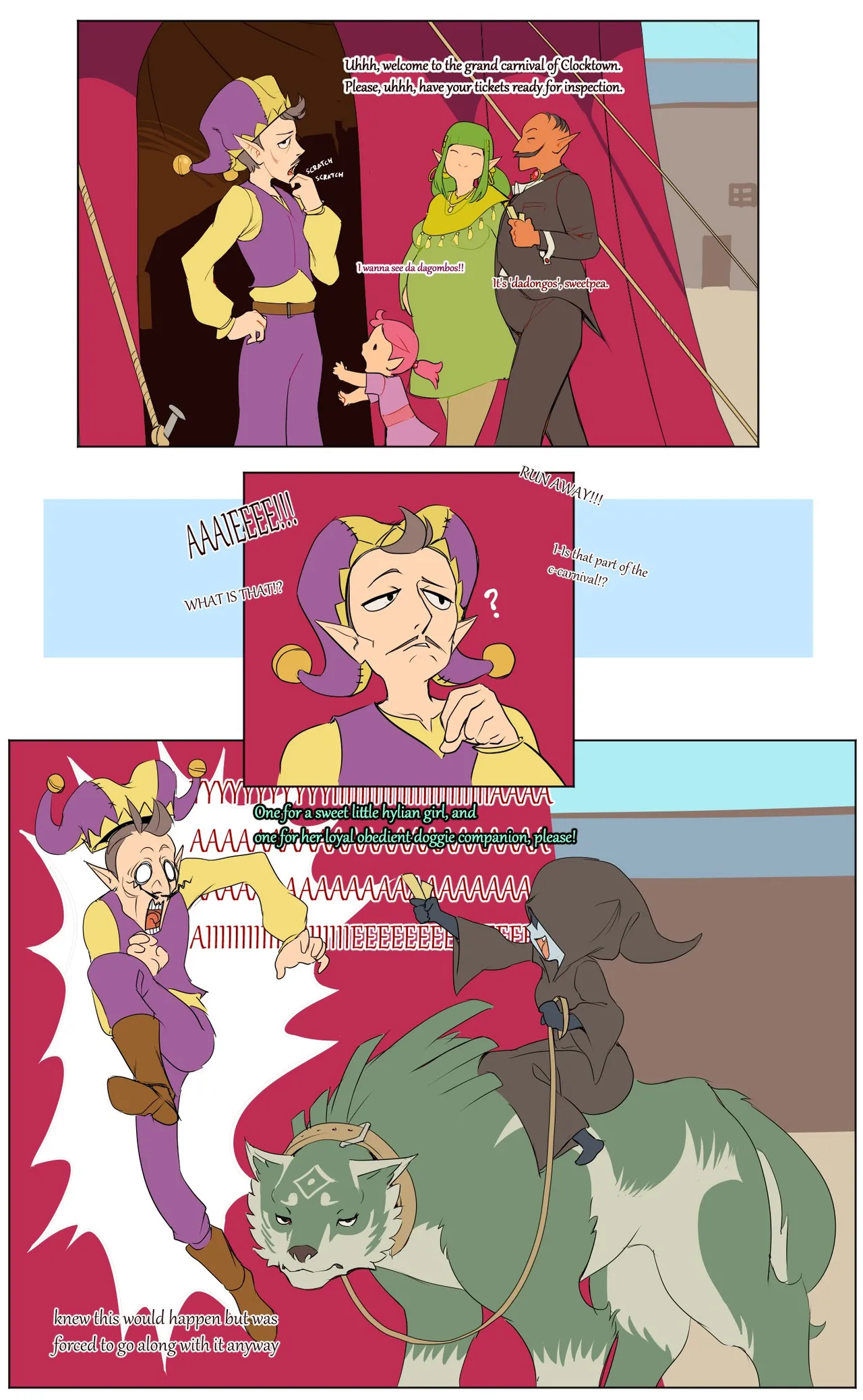 Midna x Wolf Link page 7 full