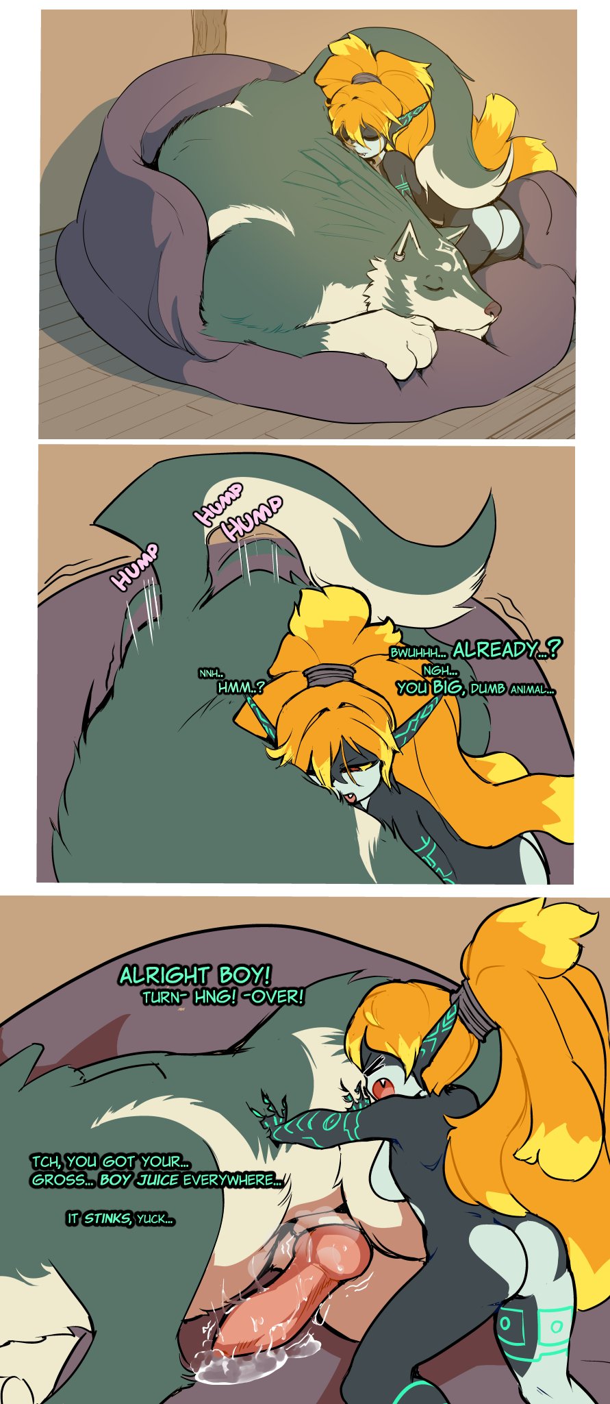 Midna x Wolf Link page 8 full