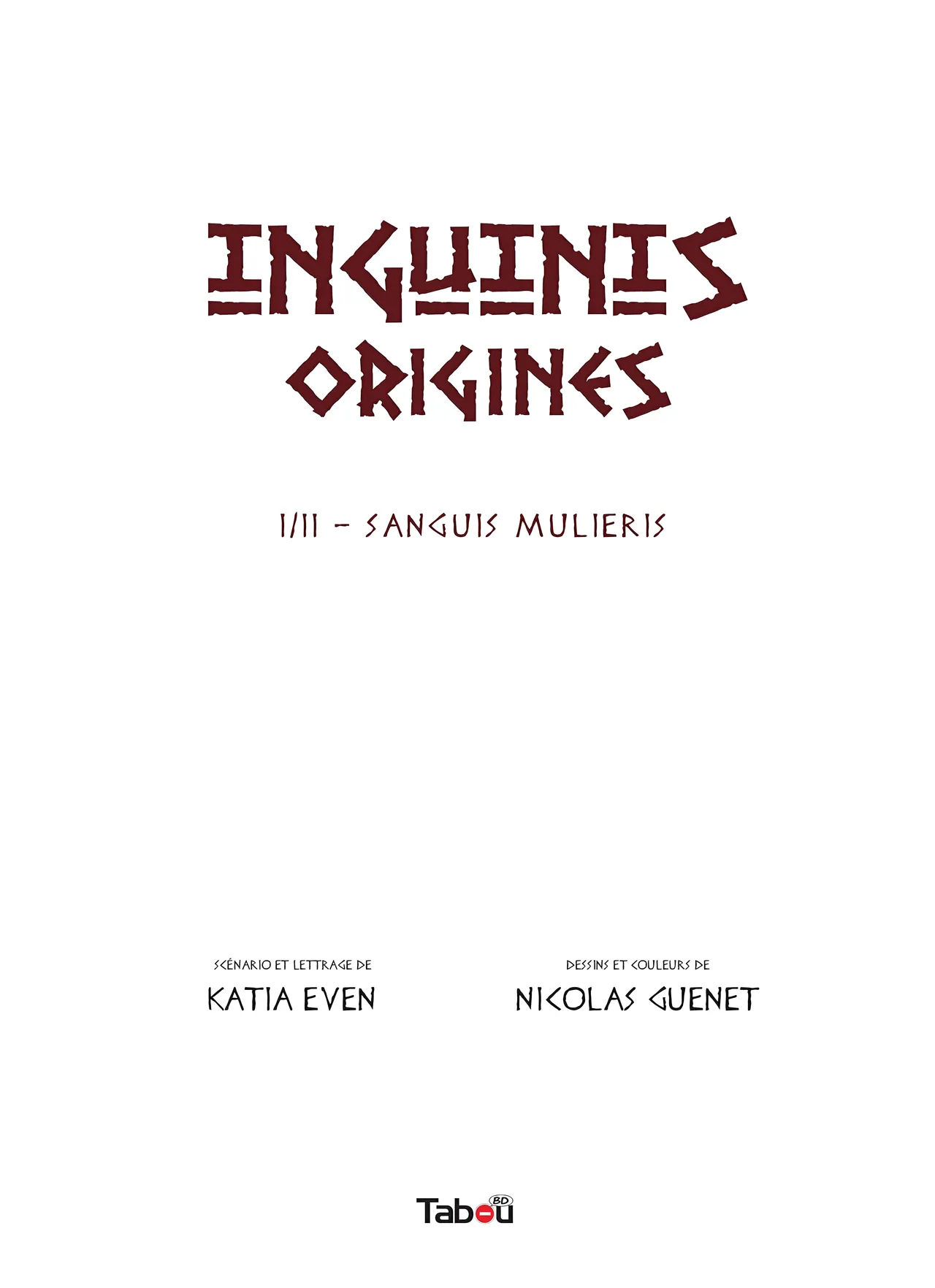 Inguinis Origines - 1 - Sanguis Mulieris page 2 full