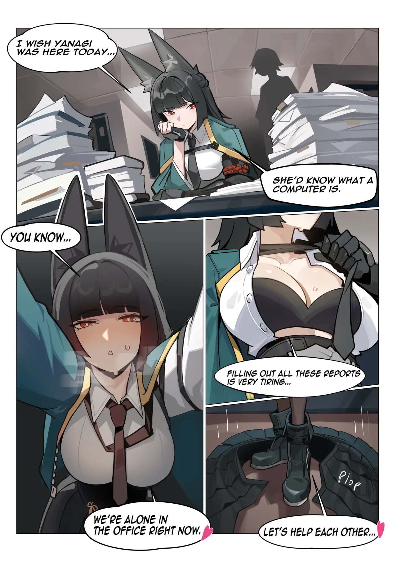 Miyabi Comic page 1 full