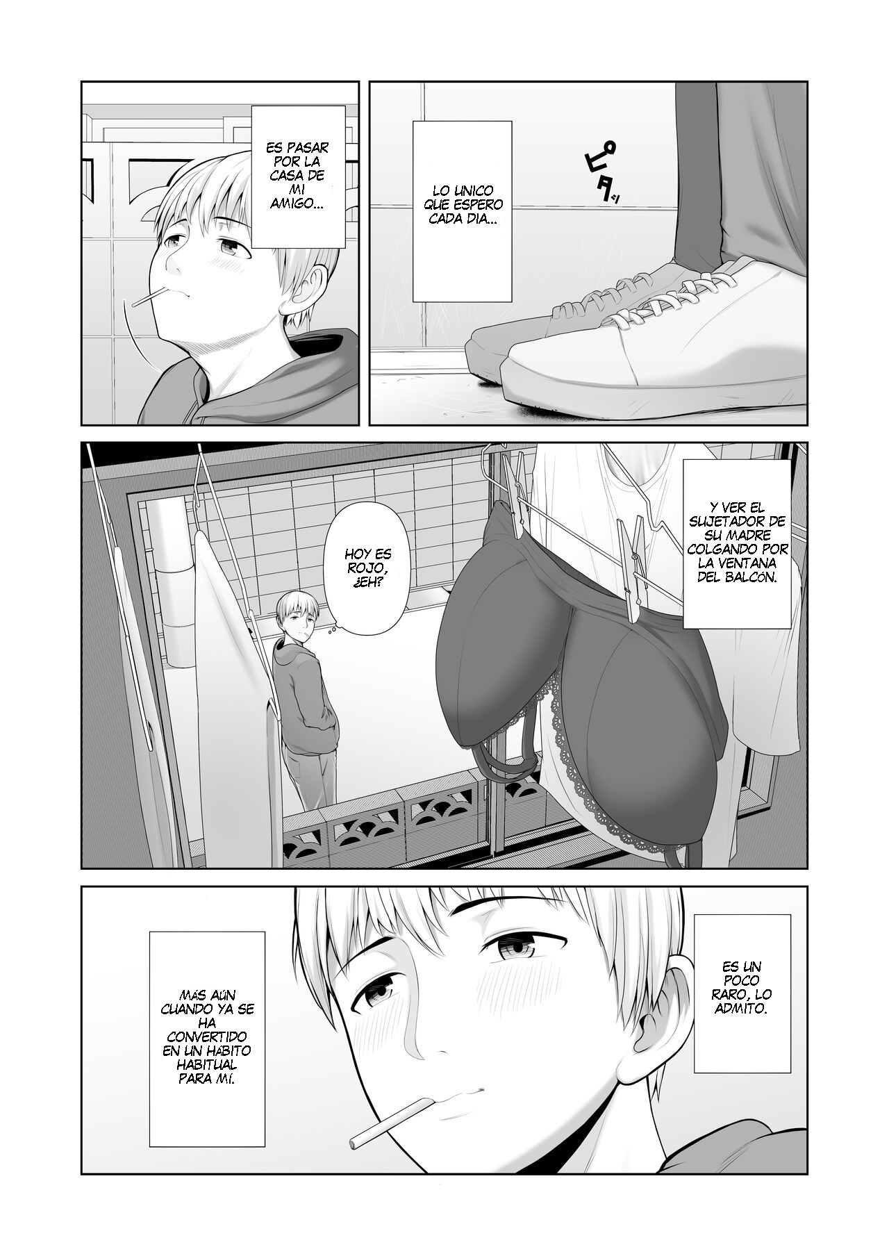 Yuujin no Hahaoya ni Fudeoroshi Saremashita | La Mamá de Mi Amigo Me Quitó la Virginidad page 6 full
