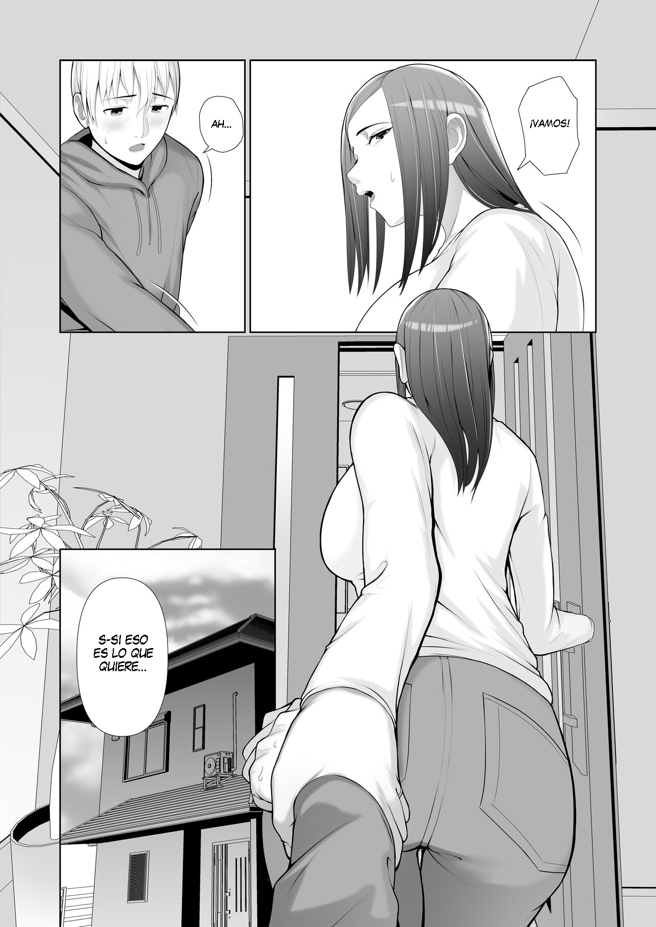 Yuujin no Hahaoya ni Fudeoroshi Saremashita | La Mamá de Mi Amigo Me Quitó la Virginidad page 9 full