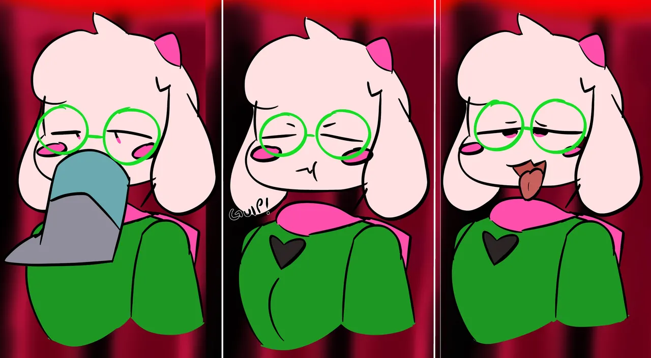 Ralsei and Kris page 4 full