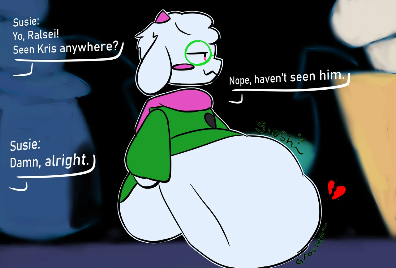 Ralsei and Kris page 6 full