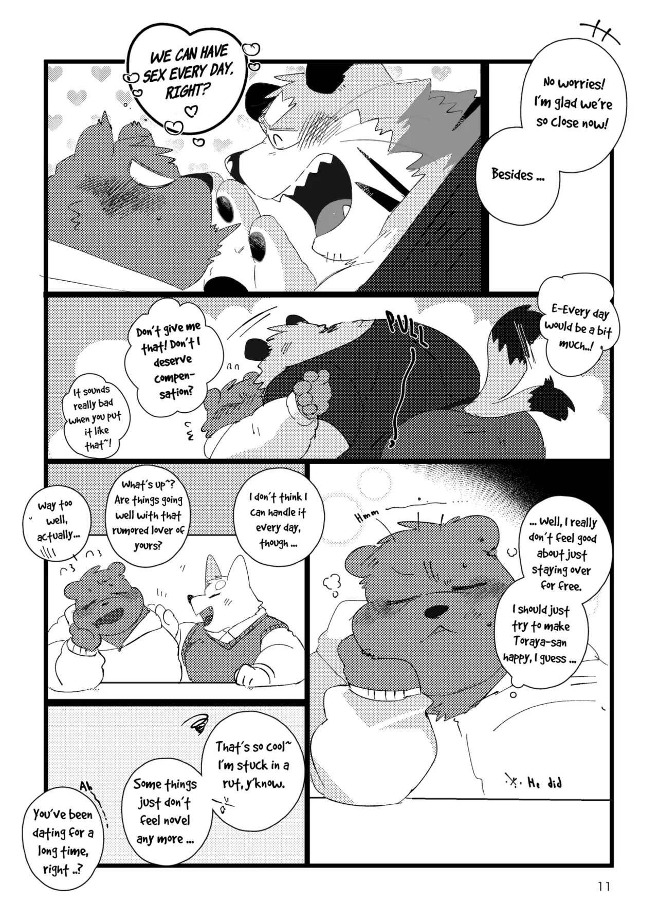 the book about  being abstinent and horny while having polynesian sex with an old kansaii tiger page 10 full