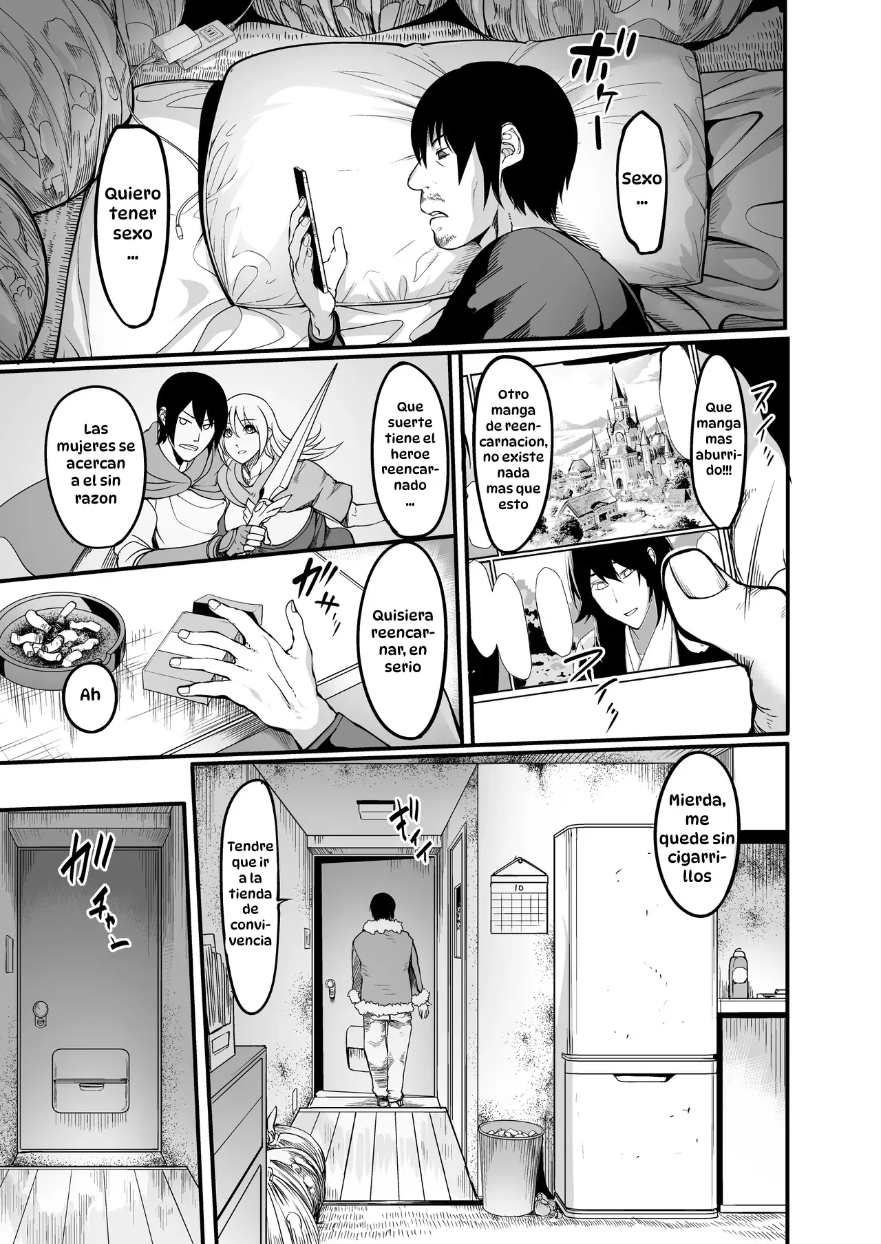 Zenra Nurse no Bakunyuu Kango Byouin | Me Chocó Camion-kun, pero no Fui a un Isekai page 7 full