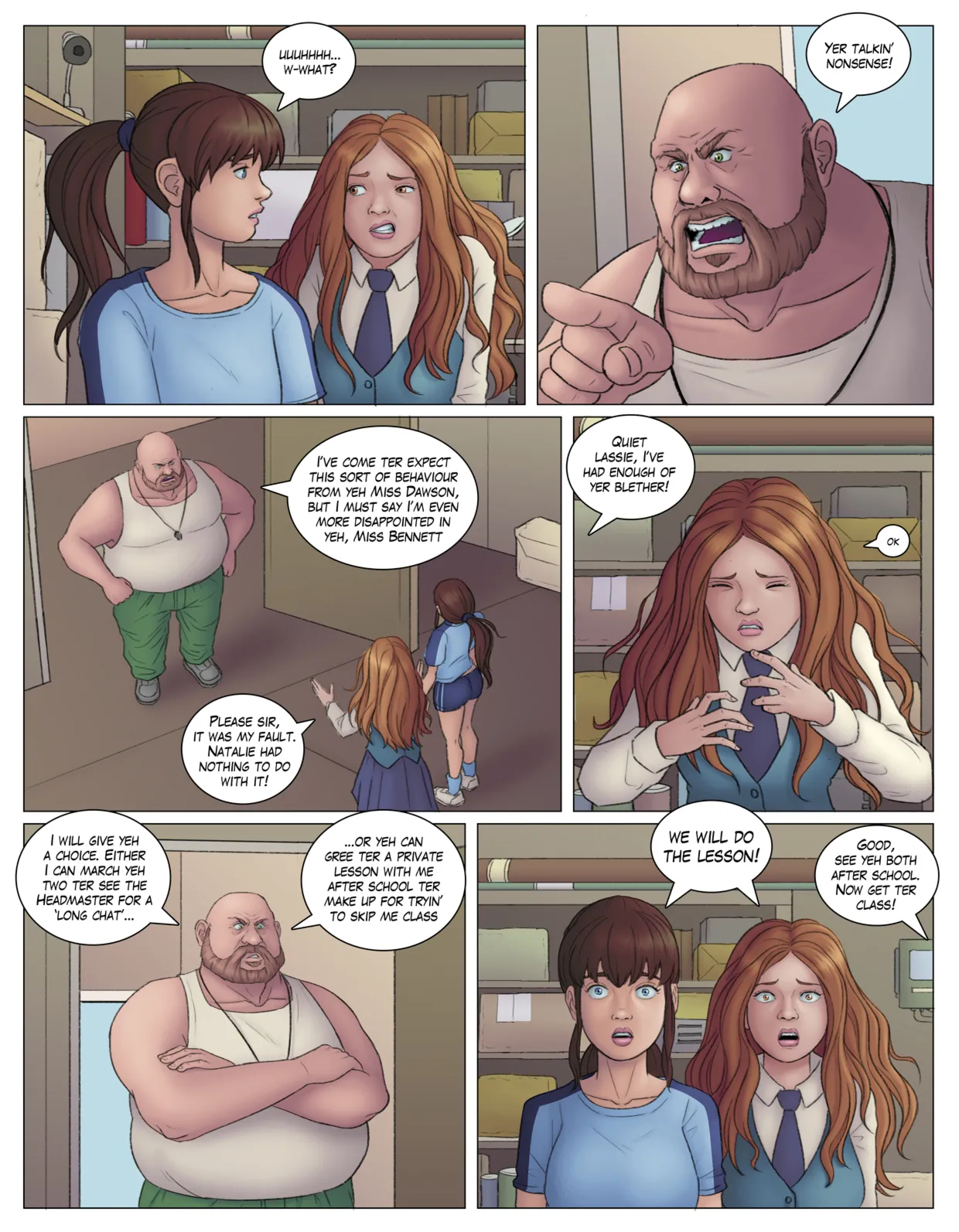 Melrose Hall 2: Truancy page 5 full