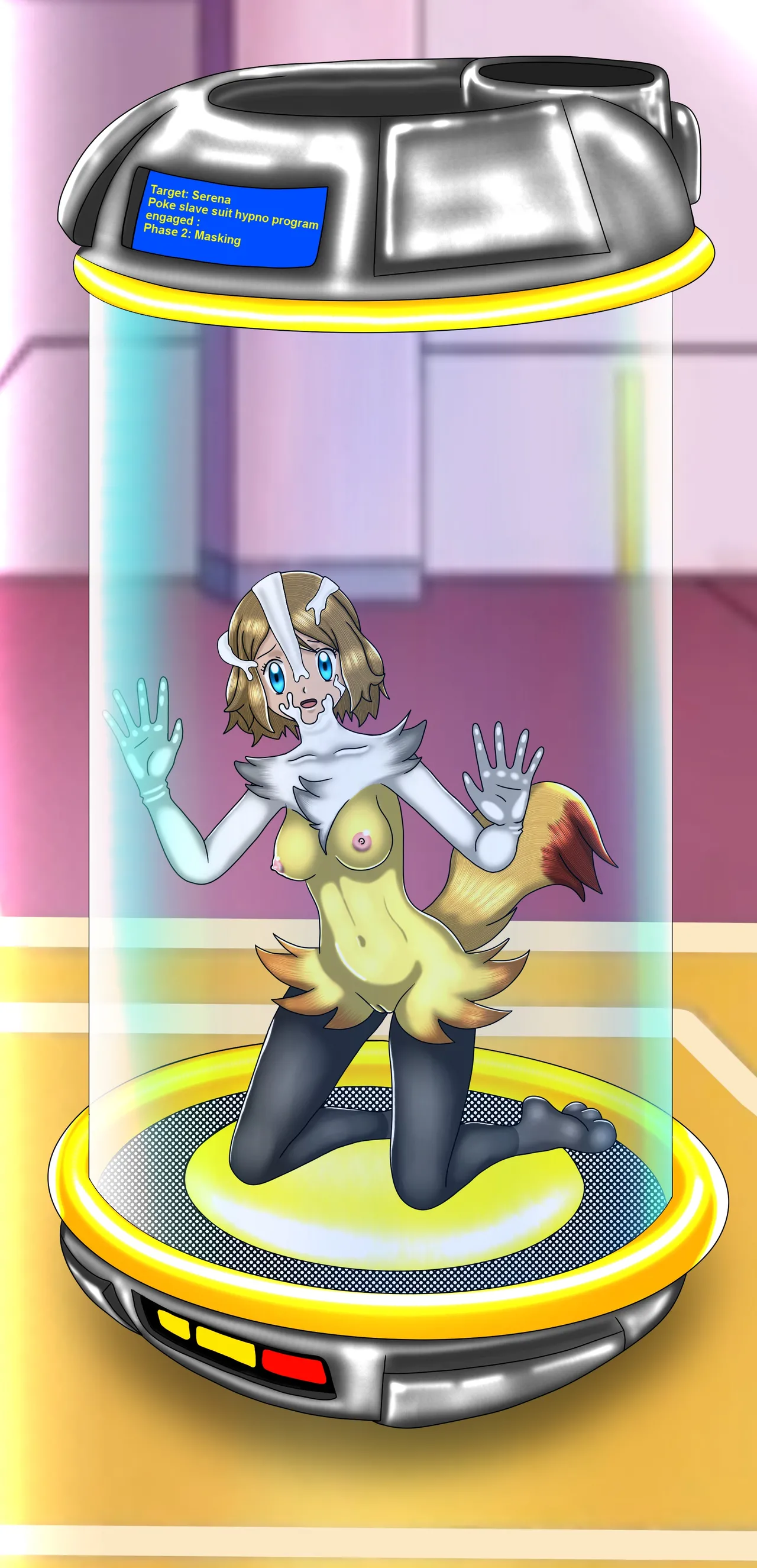 Serena becomes a Braixen page 7 full