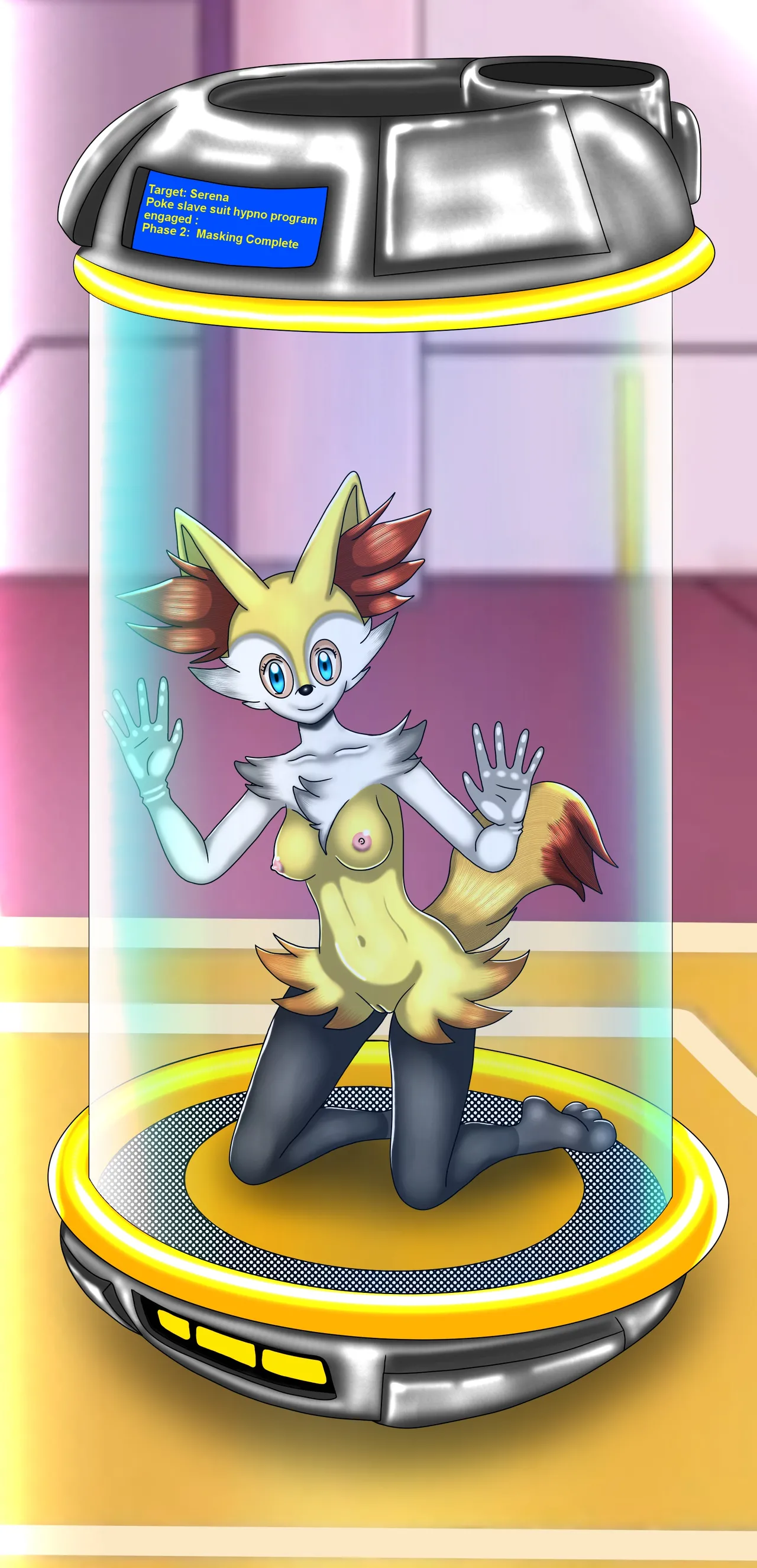 Serena becomes a Braixen page 8 full