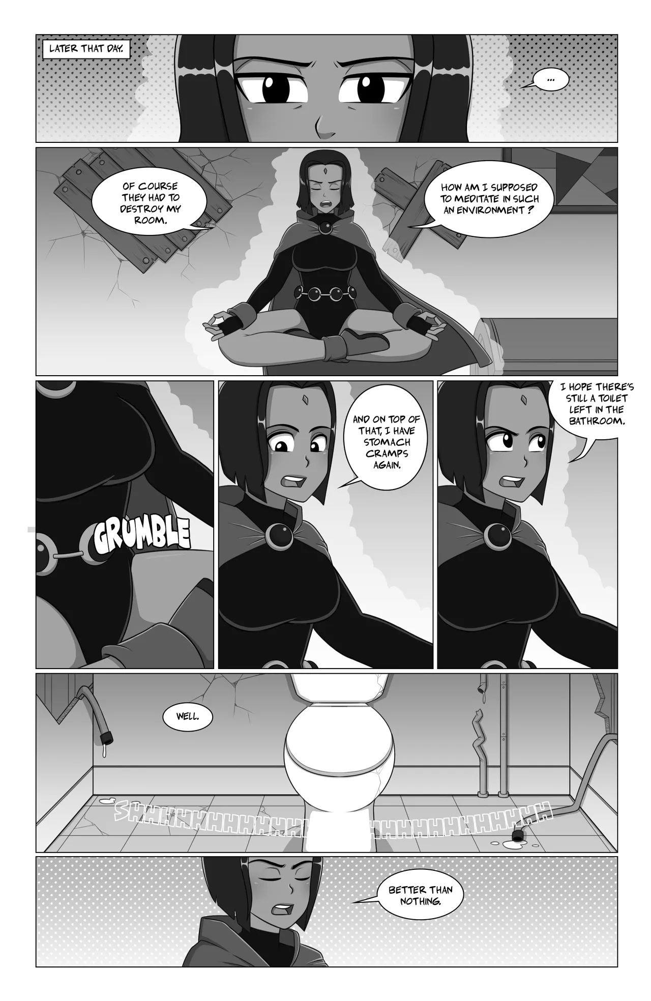 A Teen Titan's Toilet Troubles page 8 full