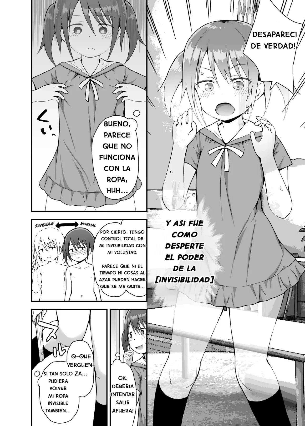 Dosukebe na Yayoi-chan | Yayoi-chan, La Pervertida Invisible page 3 full