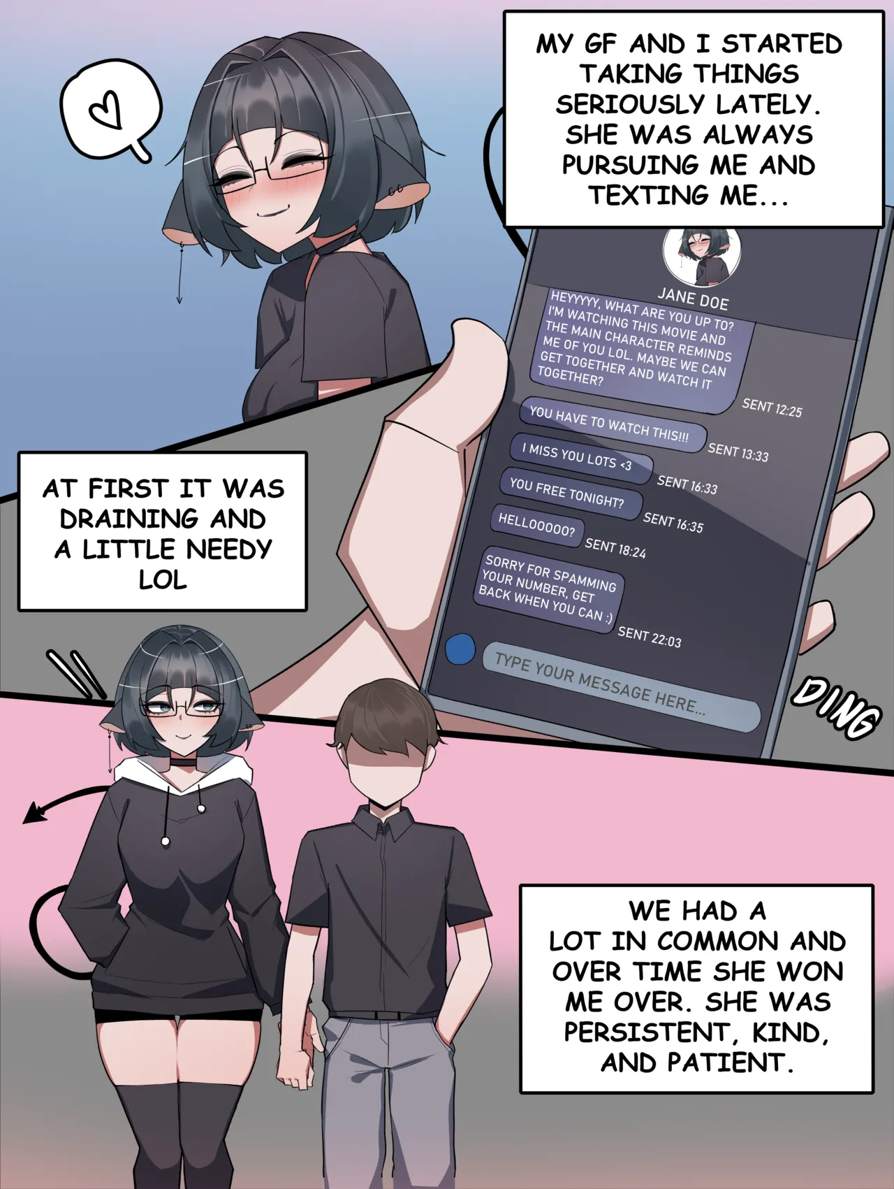 Jane Doe comic 1 page 1 full