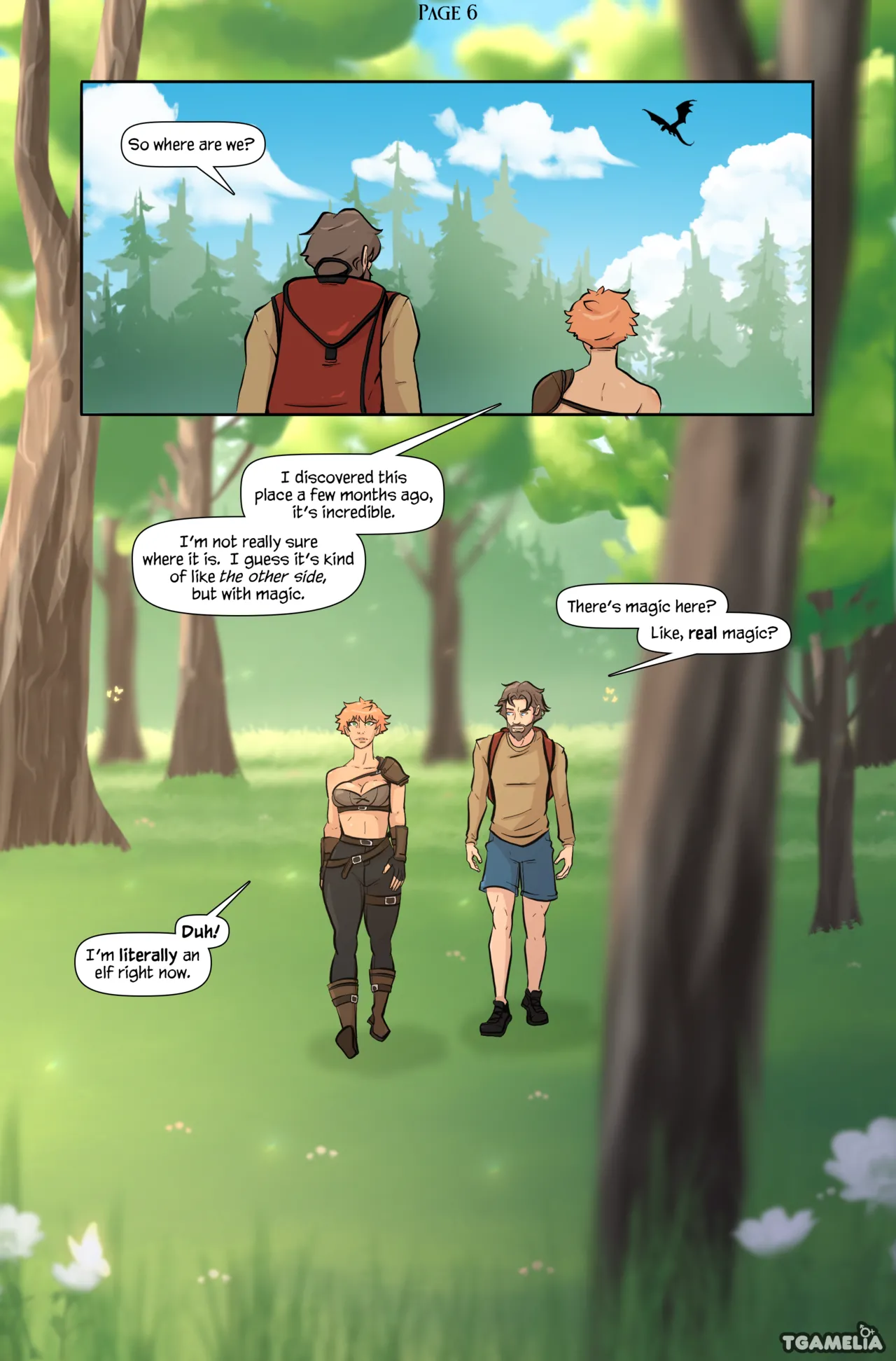 Friends &amp; Fantasy page 6 full