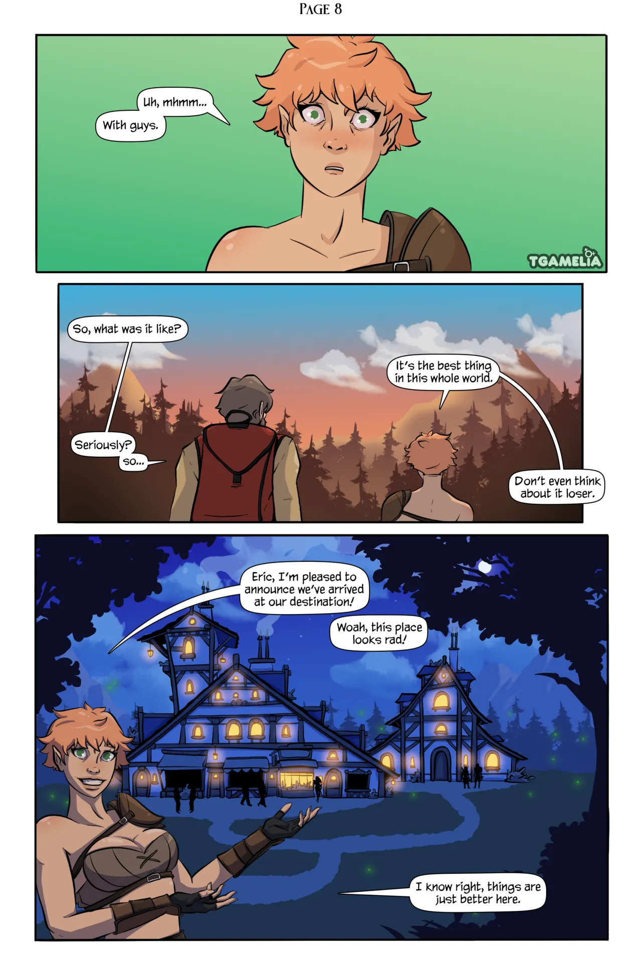 Friends &amp; Fantasy page 8 full