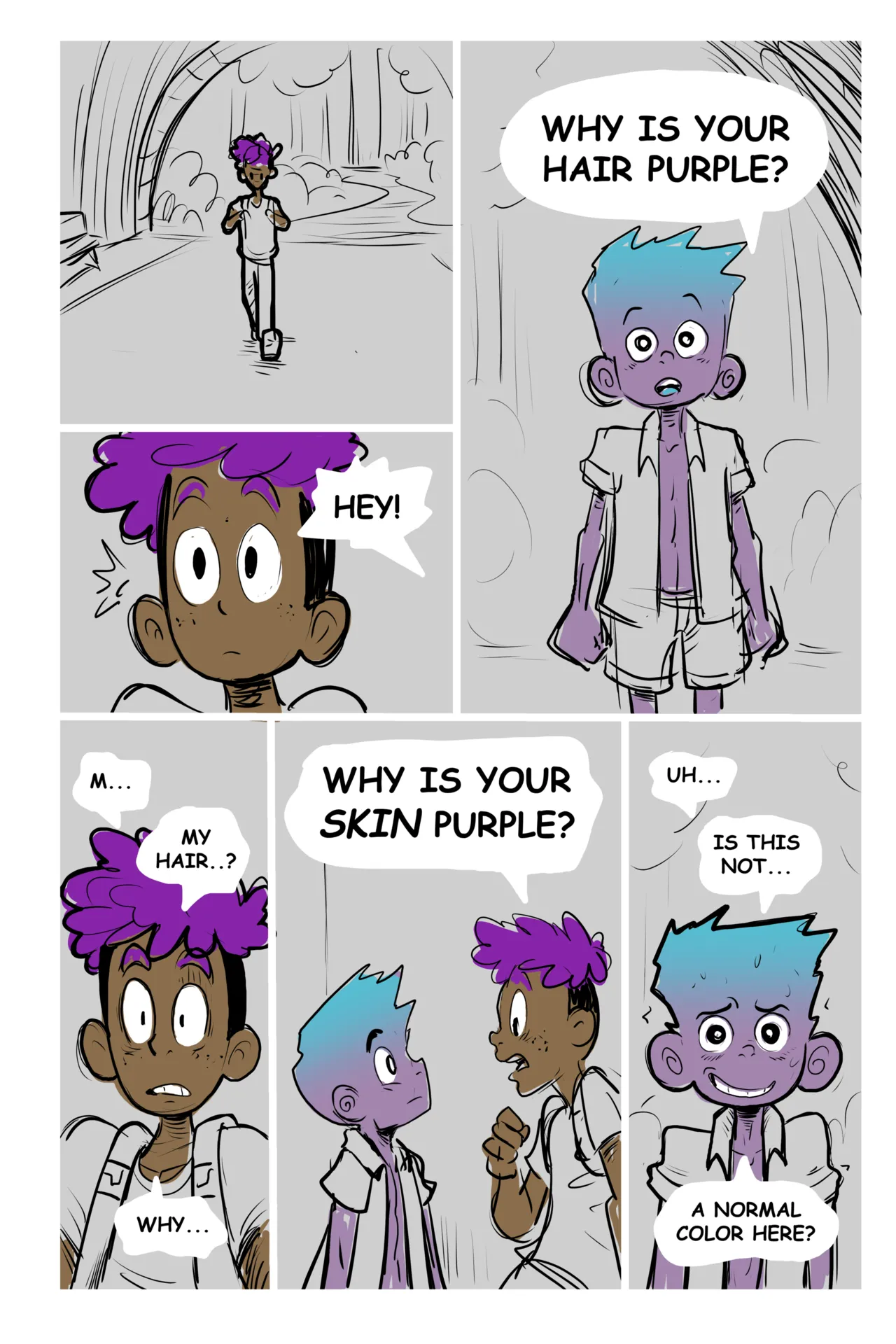 Alien x Human page 1 full