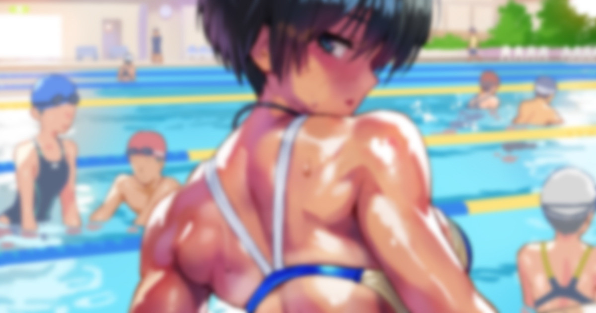 プールで監視員と page 1 full