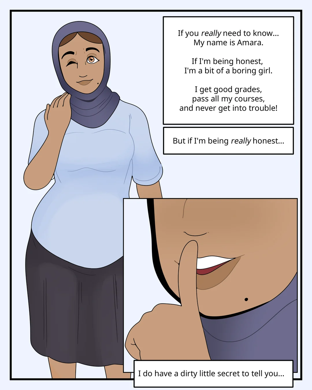 Amara's Dirty Secret page 1 full