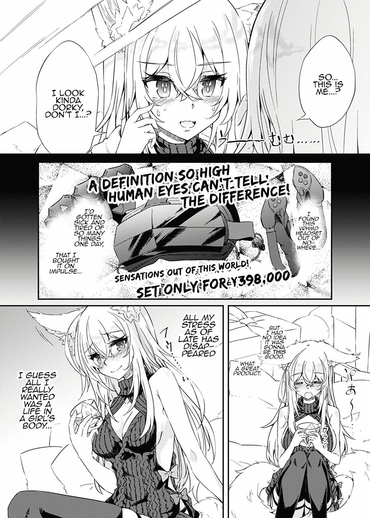 VR mo Real mo TS Mesu ni Narimashita. | I Became a Girl Both in VR and in IRL page 3 full