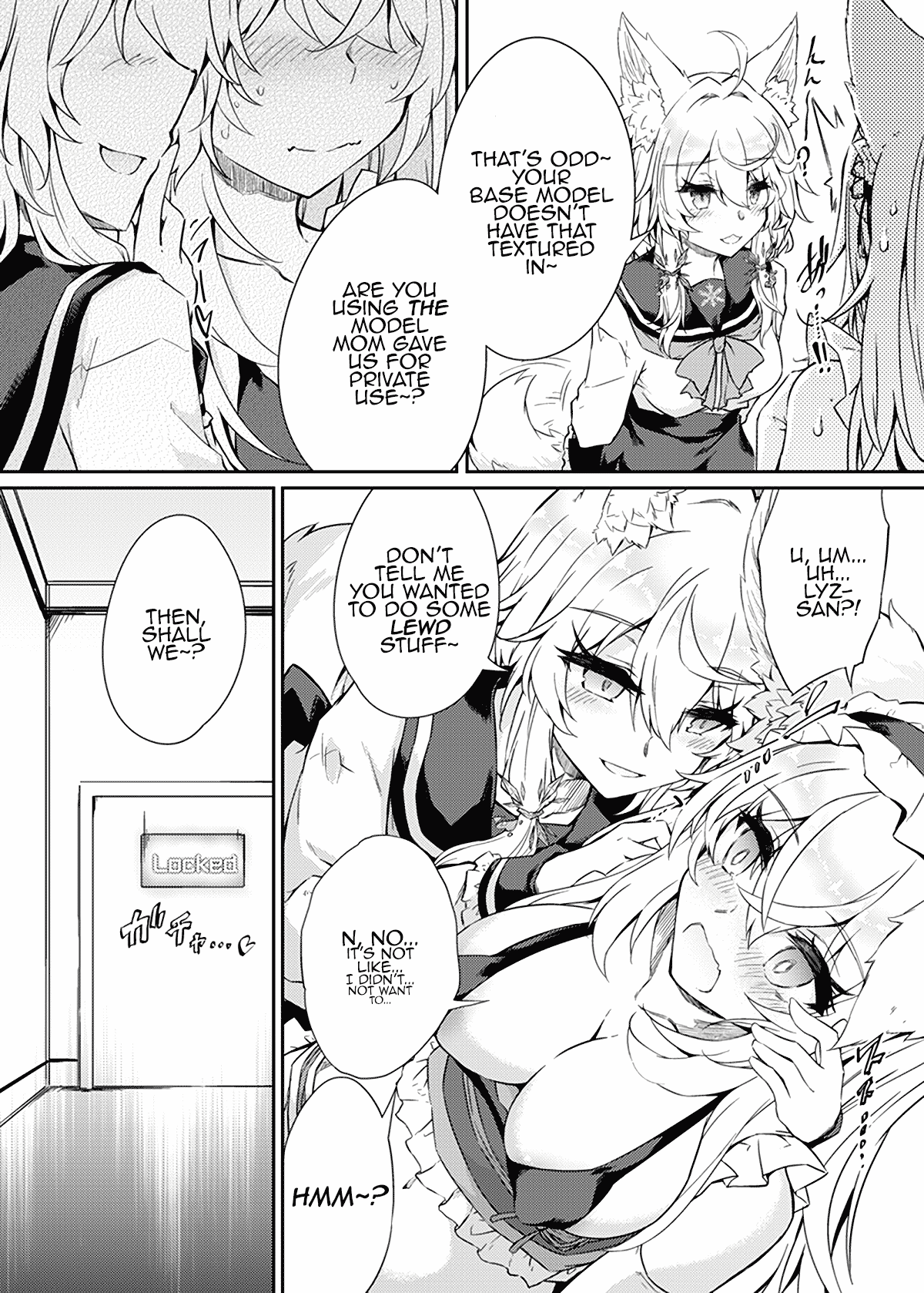 VR mo Real mo TS Mesu ni Narimashita. | I Became a Girl Both in VR and in IRL page 9 full