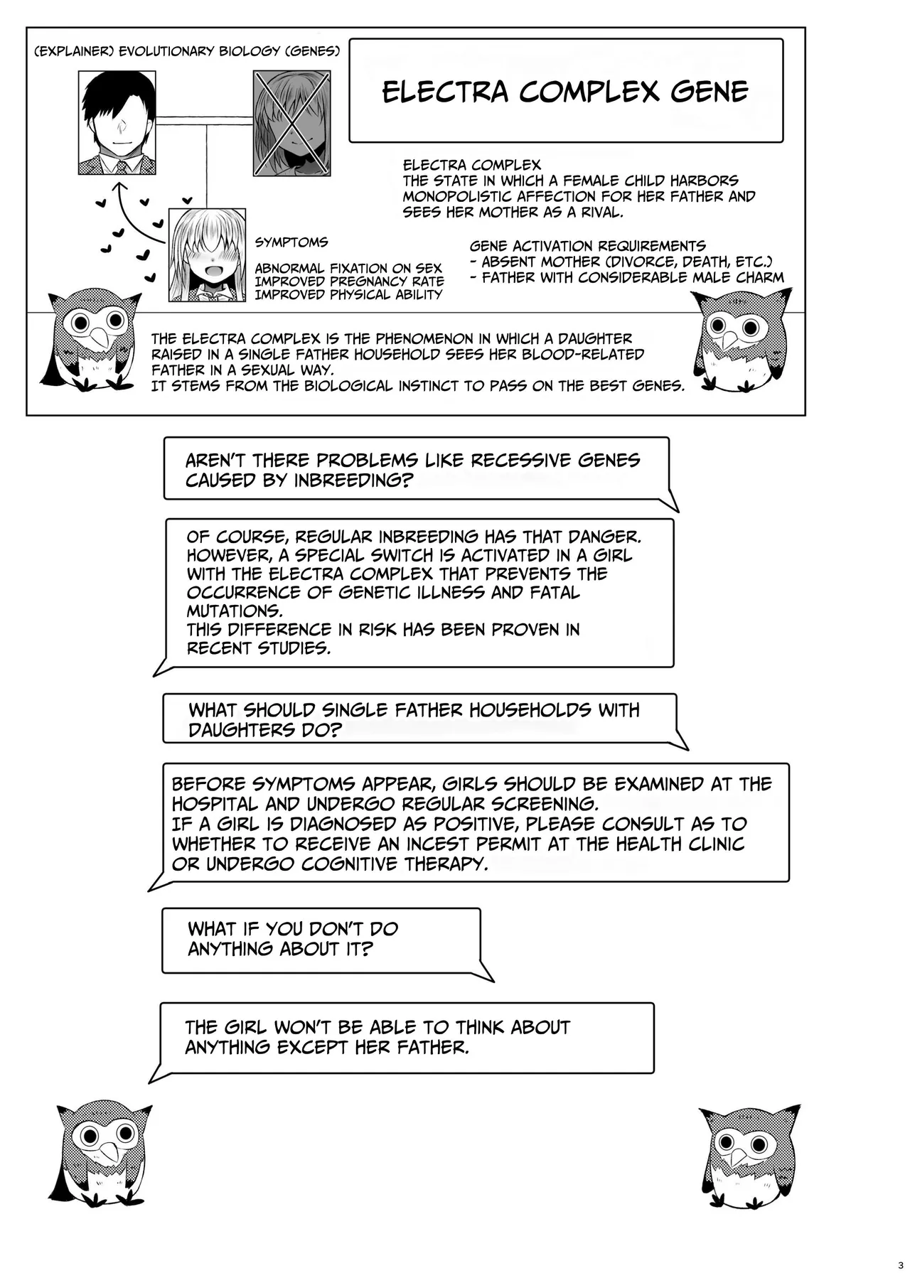 Idensei Shikkan no Risk ga Nai nara Papa to Kozukuri Shite mo Ii yo ne | No Risk Of Genetic Diseases Means Daddy-Daughter Baby Making page 3 full