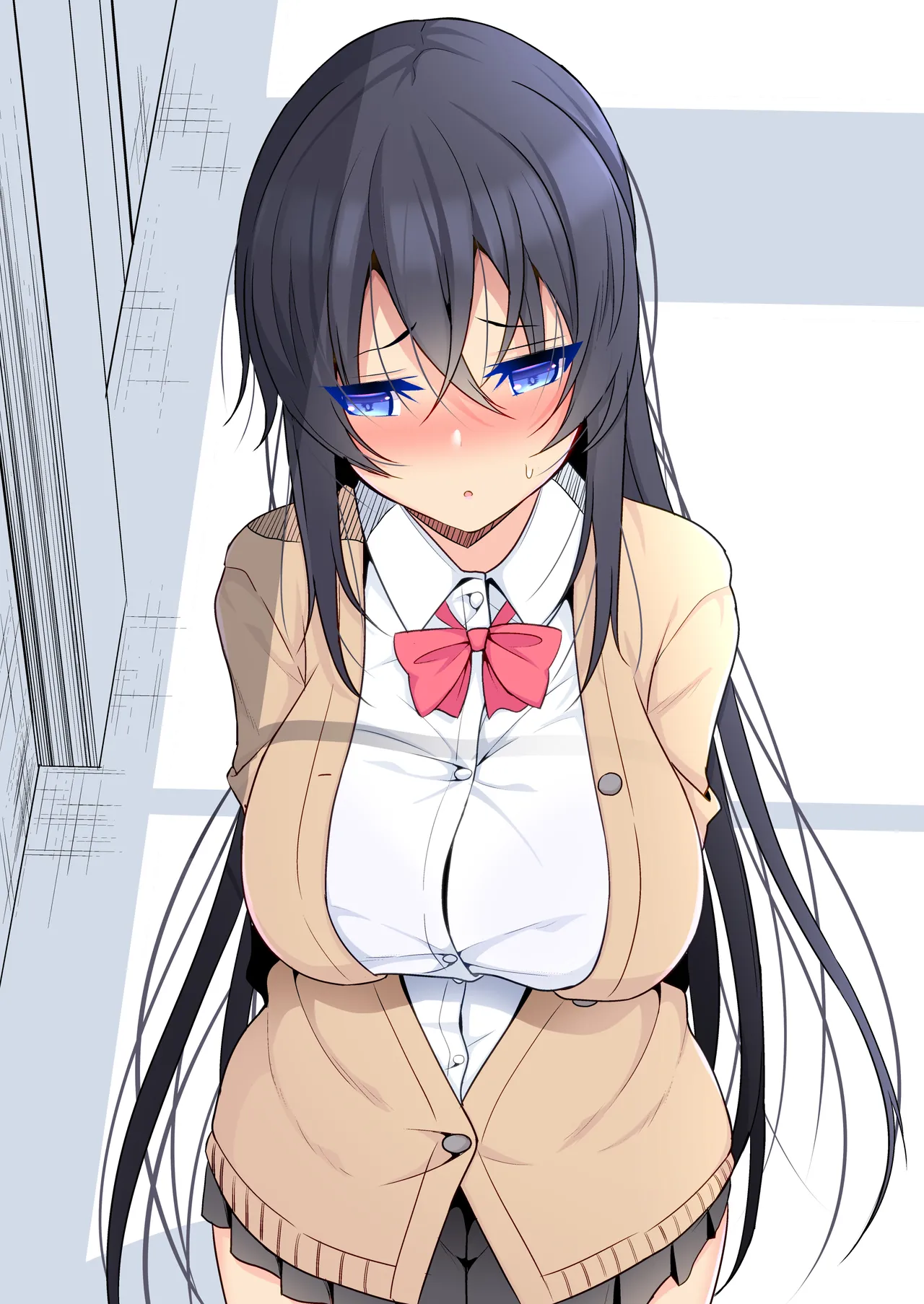 放課後にバレンタインチョコ以外も渡そうとしている女の子 page 2 full