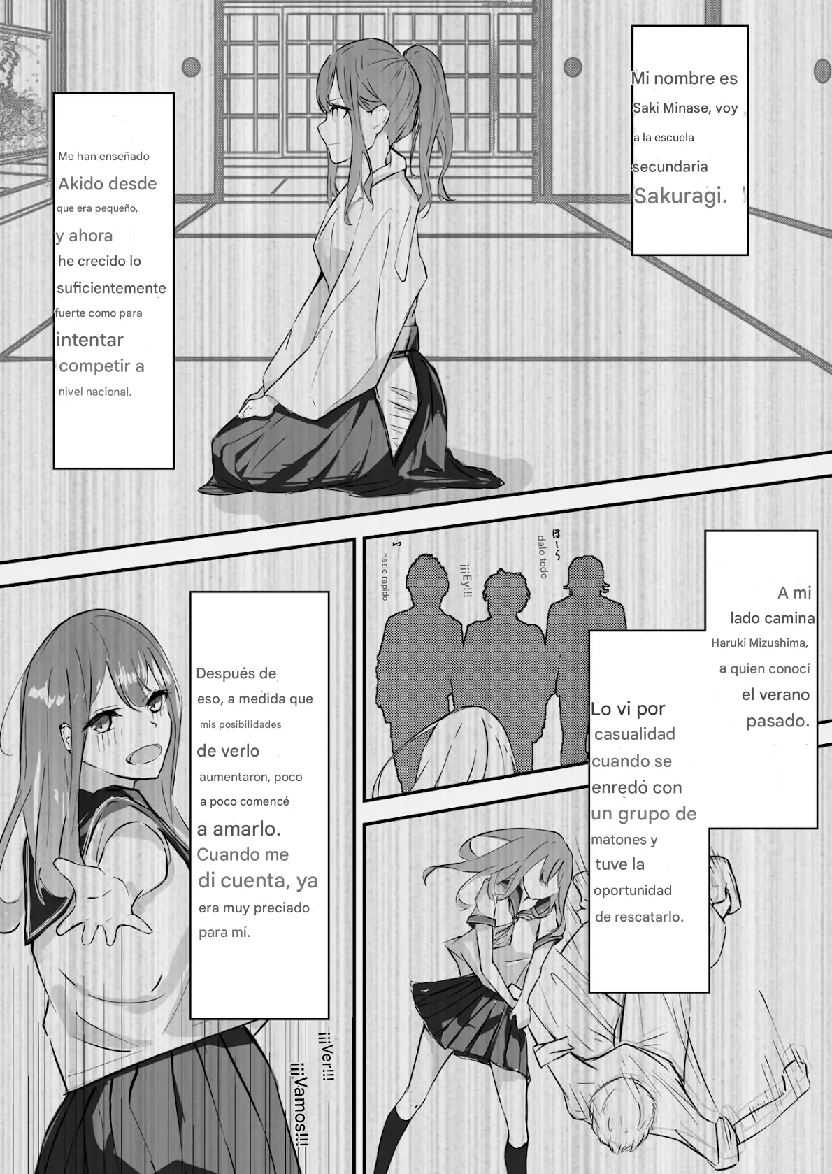 JK Kuppuku Kousoku ~Aikidou Shoujo ga Maketa Hi~ | Restricción y Sometimiento de una JK ~El Día en que la Chica de Aikido Perdió~ page 3 full