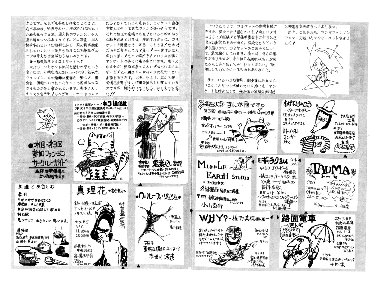 GUIDE・BOOK of COMIC MARKET / Dec.1976 WINTER page 8 full