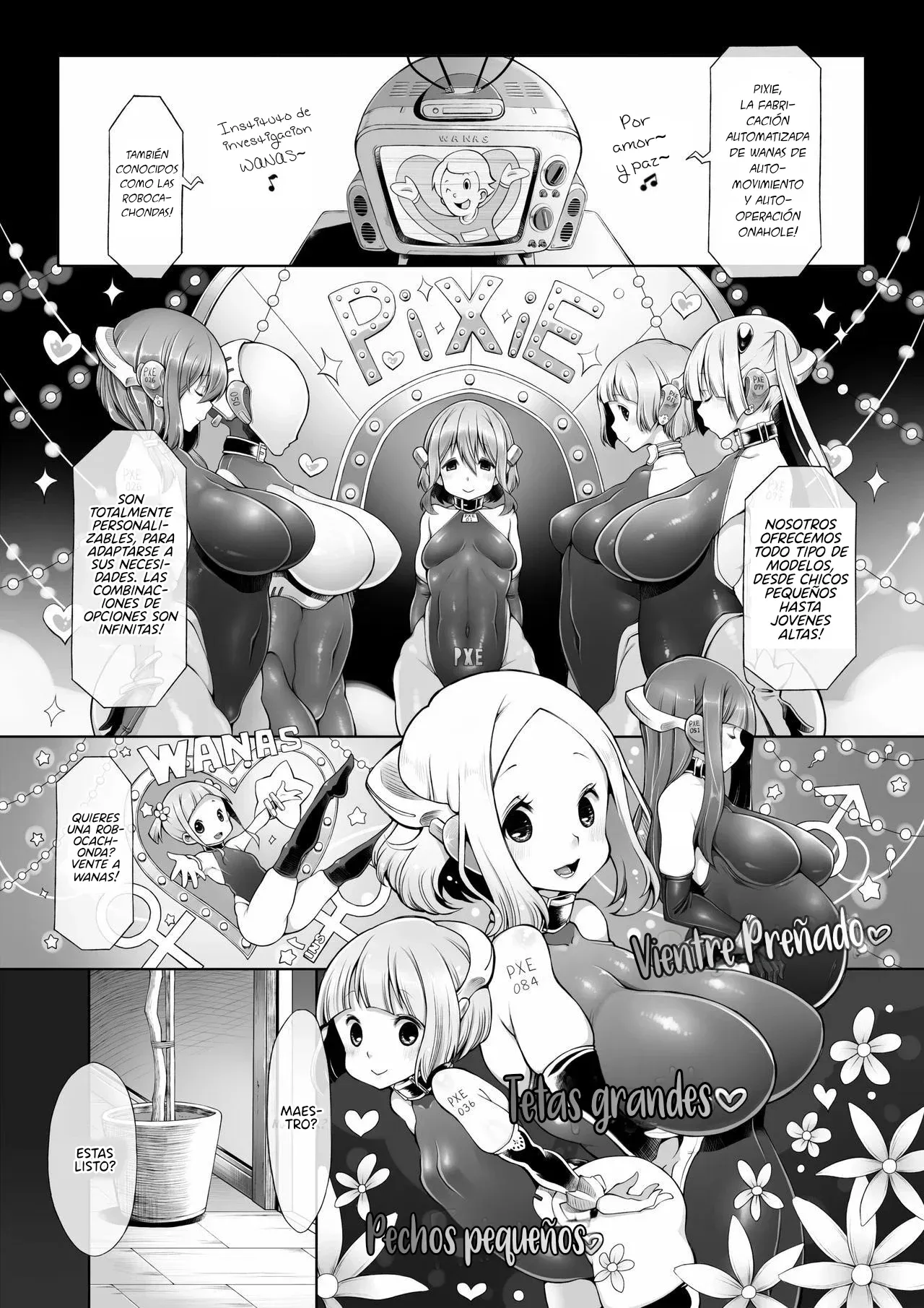 Onahoroid Seiseikatsu | La Vida Sexual de las Robocachondas page 2 full