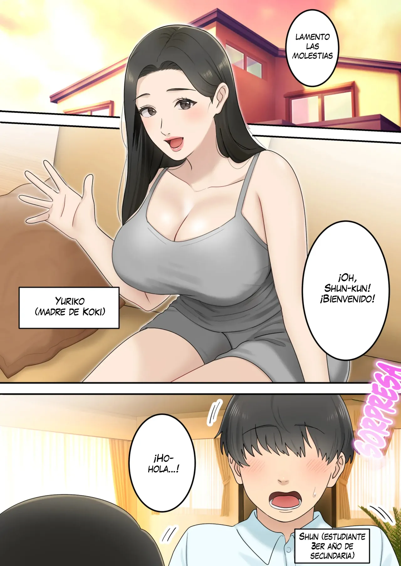 Kawaisugiru Tomodachi no Okaasan to Kossori Tsukiacchatta Hanashi | La Historia de cómo Terminé Saliendo en Secreto con la Hermosa Madre de mi Amigo page 2 full