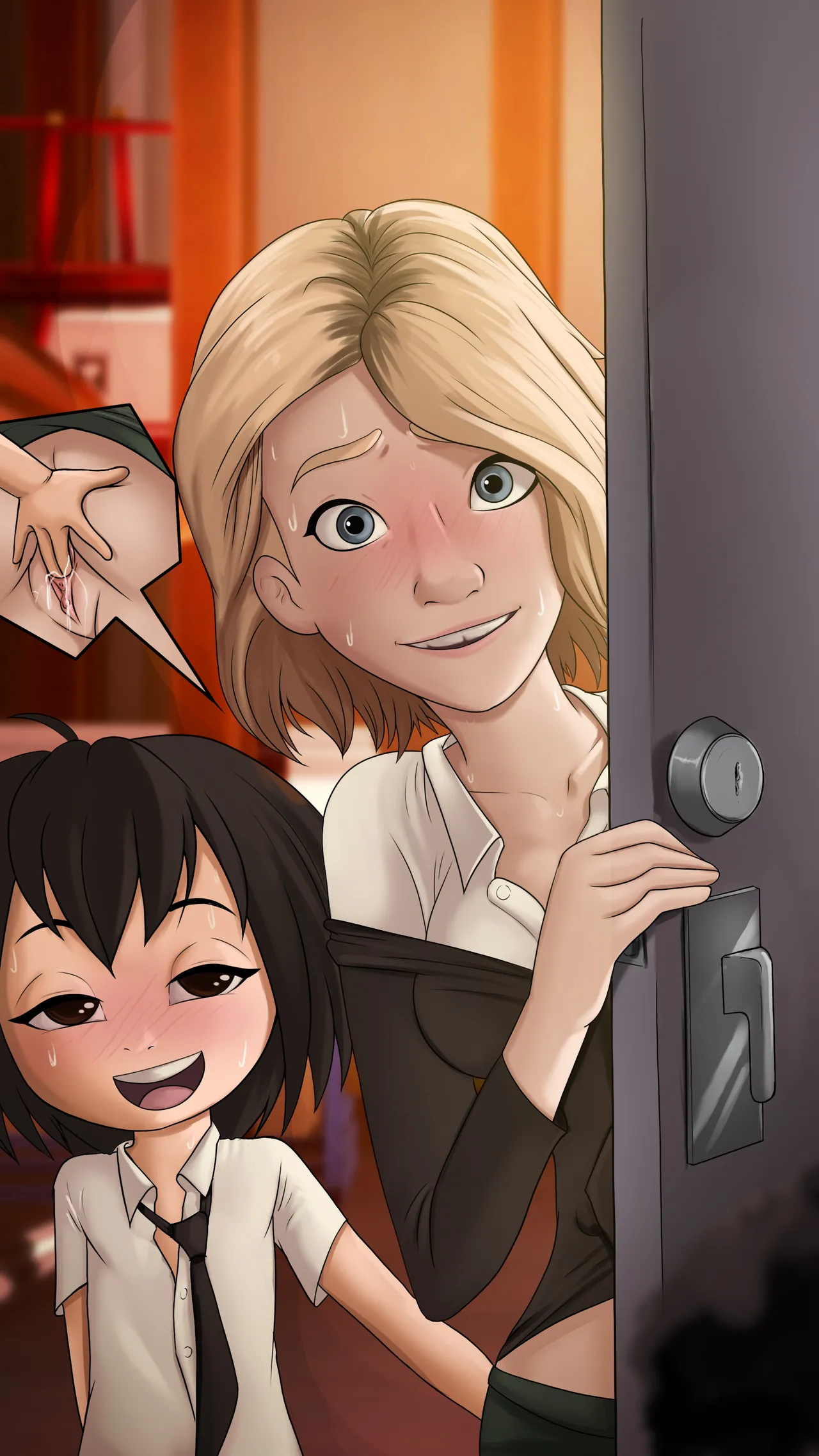 Peni and Gwen's Secret page 7 full