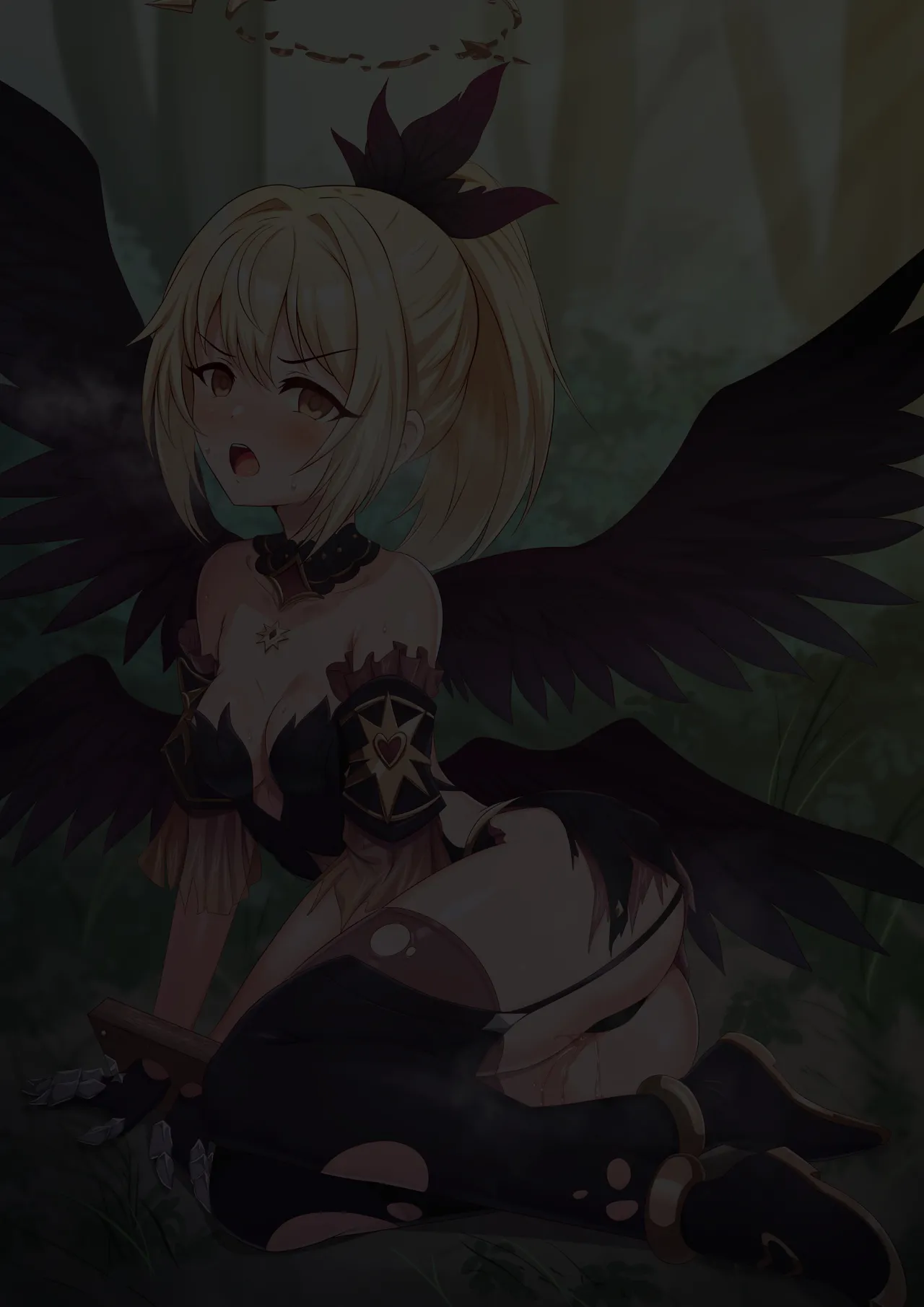 下衆い男たちに捕まり淫紋を付けられちゃったクリアちゃんが完堕ちして男たちにご奉仕しちゃうお話 page 8 full