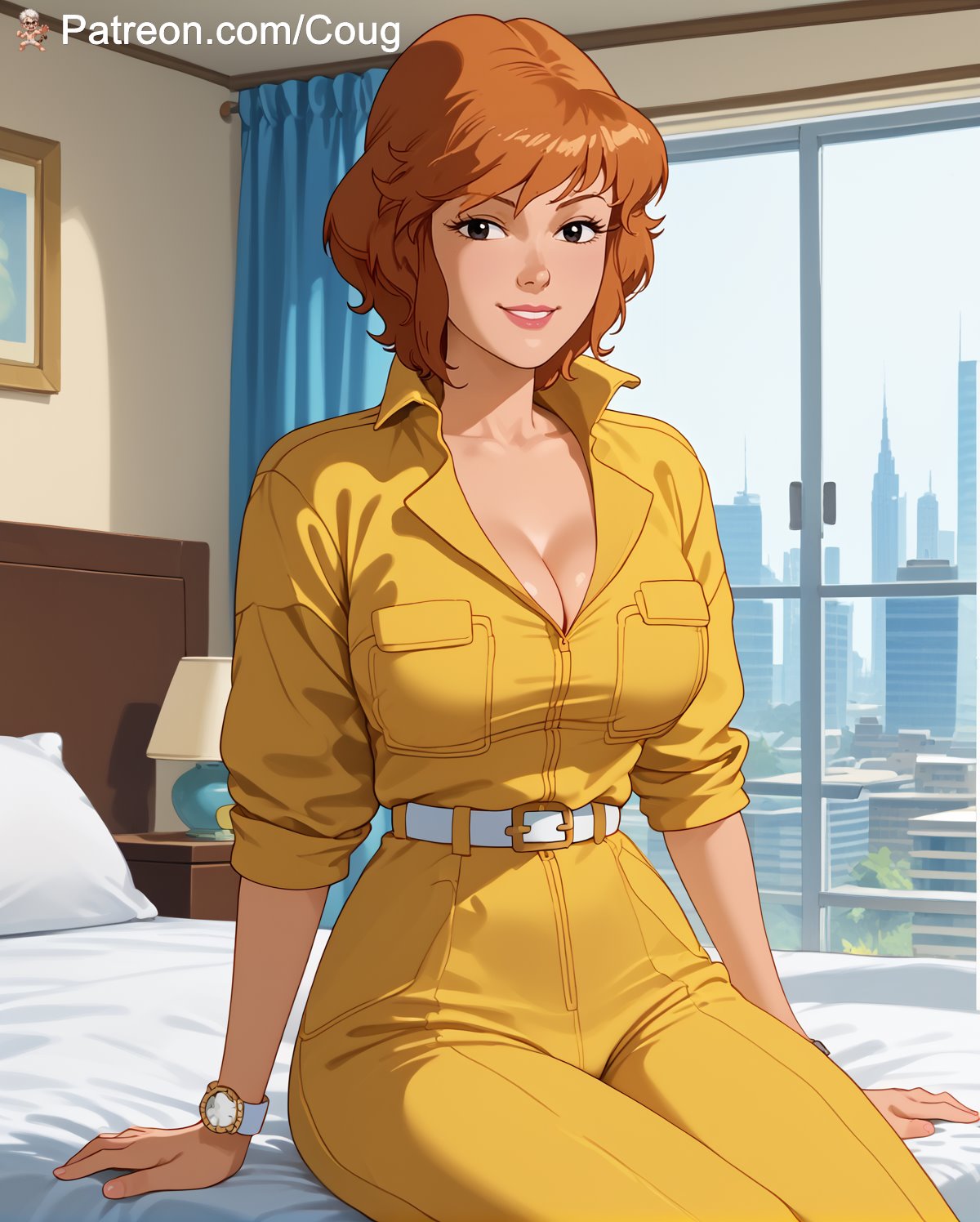 April O'Neil hentai | Teenage Mutant Ninja Turtles parody page 1 full