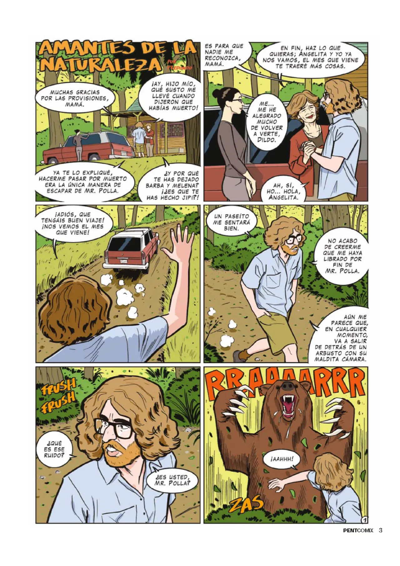 Penthouse Comix #100 page 3 full