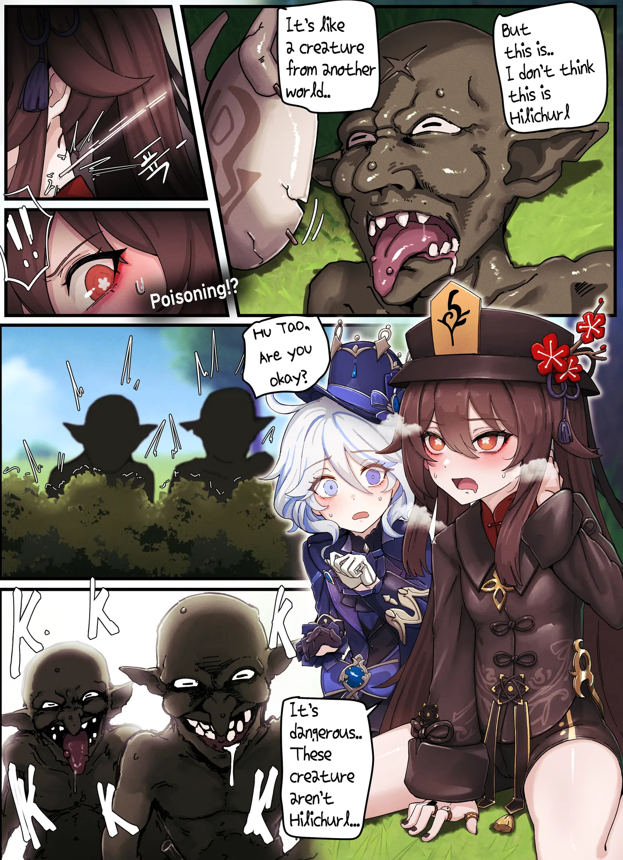 Teyvat Gravure #08: Hu Tao &amp; Furina page 4 full